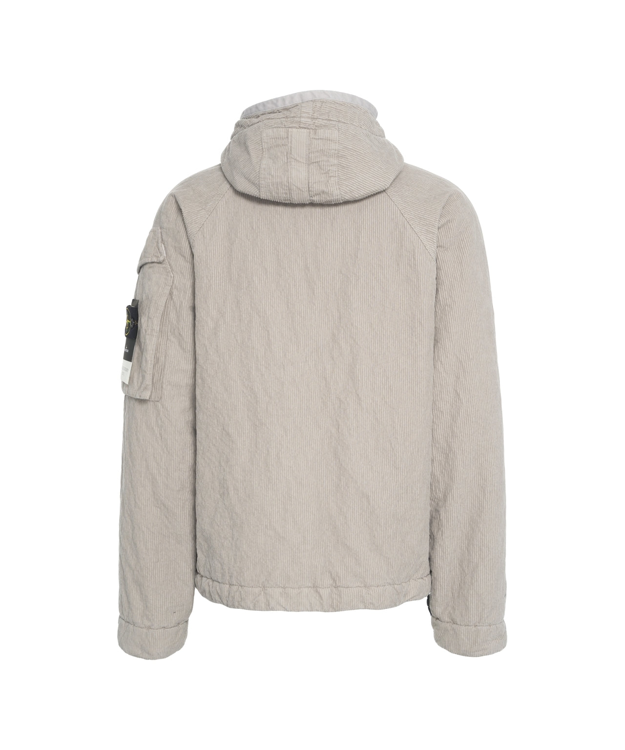 STONE ISLAND Men's Ribbed Drawstring Hooded Jacket