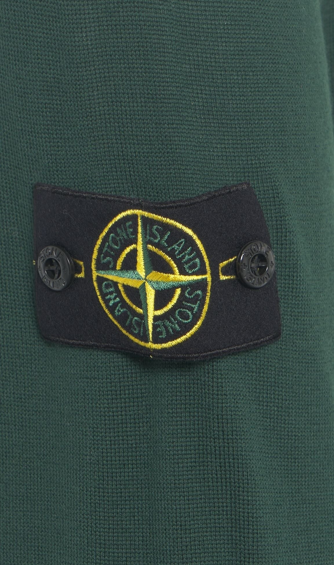 STONE ISLAND Classic Round-Neck Pullover with Logo Detail