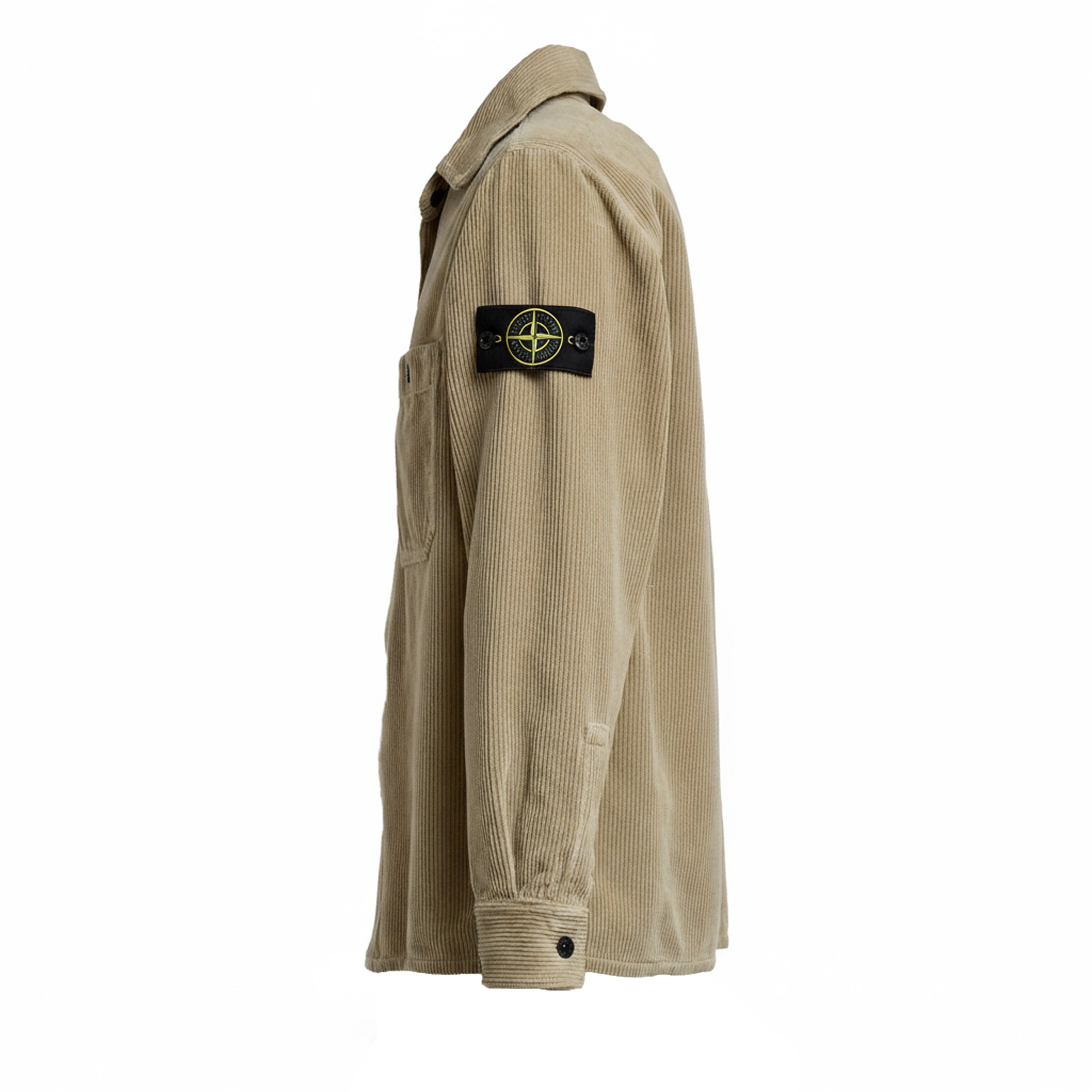 STONE ISLAND Men's Overshirt Organic Cotton Corduroy