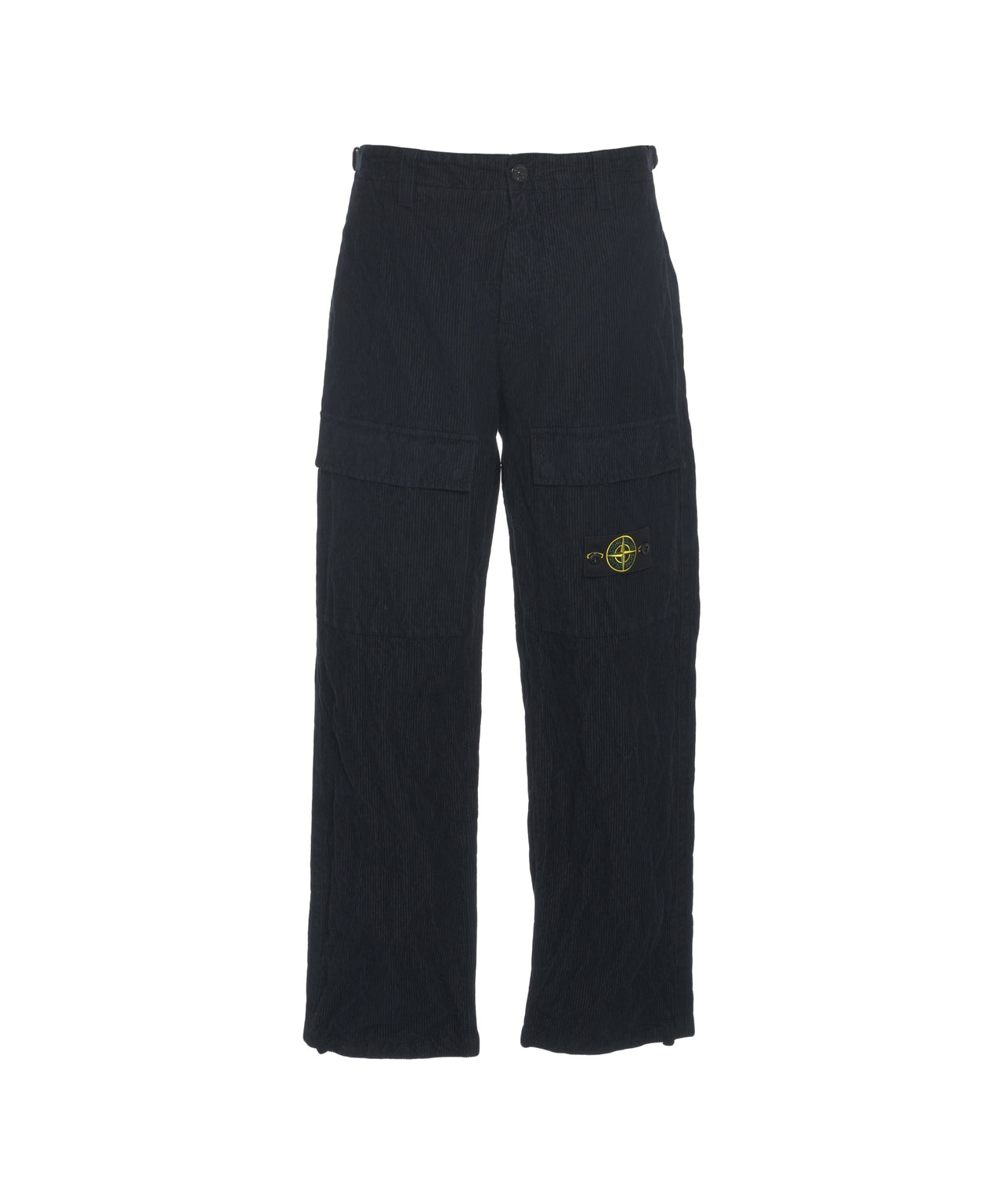 STONE ISLAND Utility Cargo Pants with Logo - Men's Regular Fit