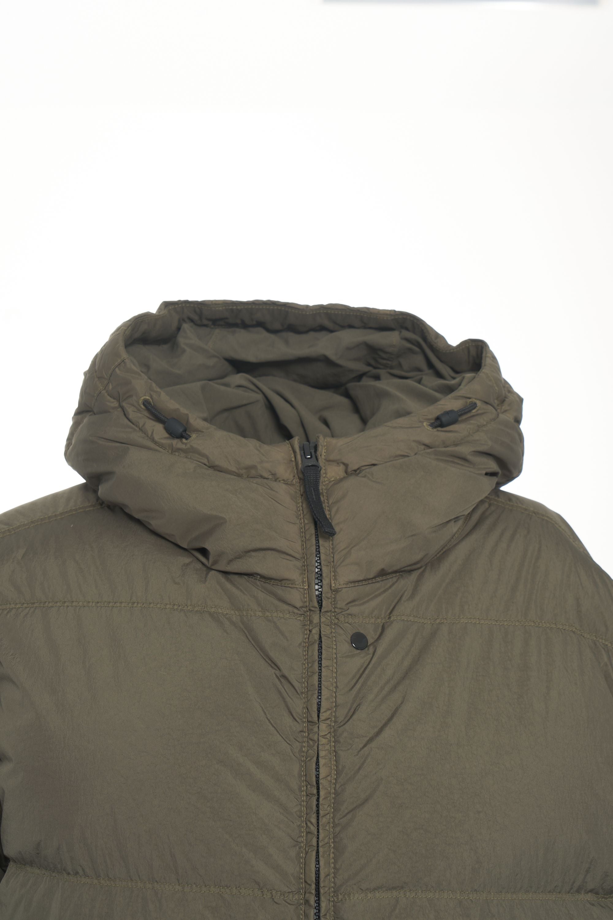 STONE ISLAND Quilted Puffer Jacket with Hood for Men