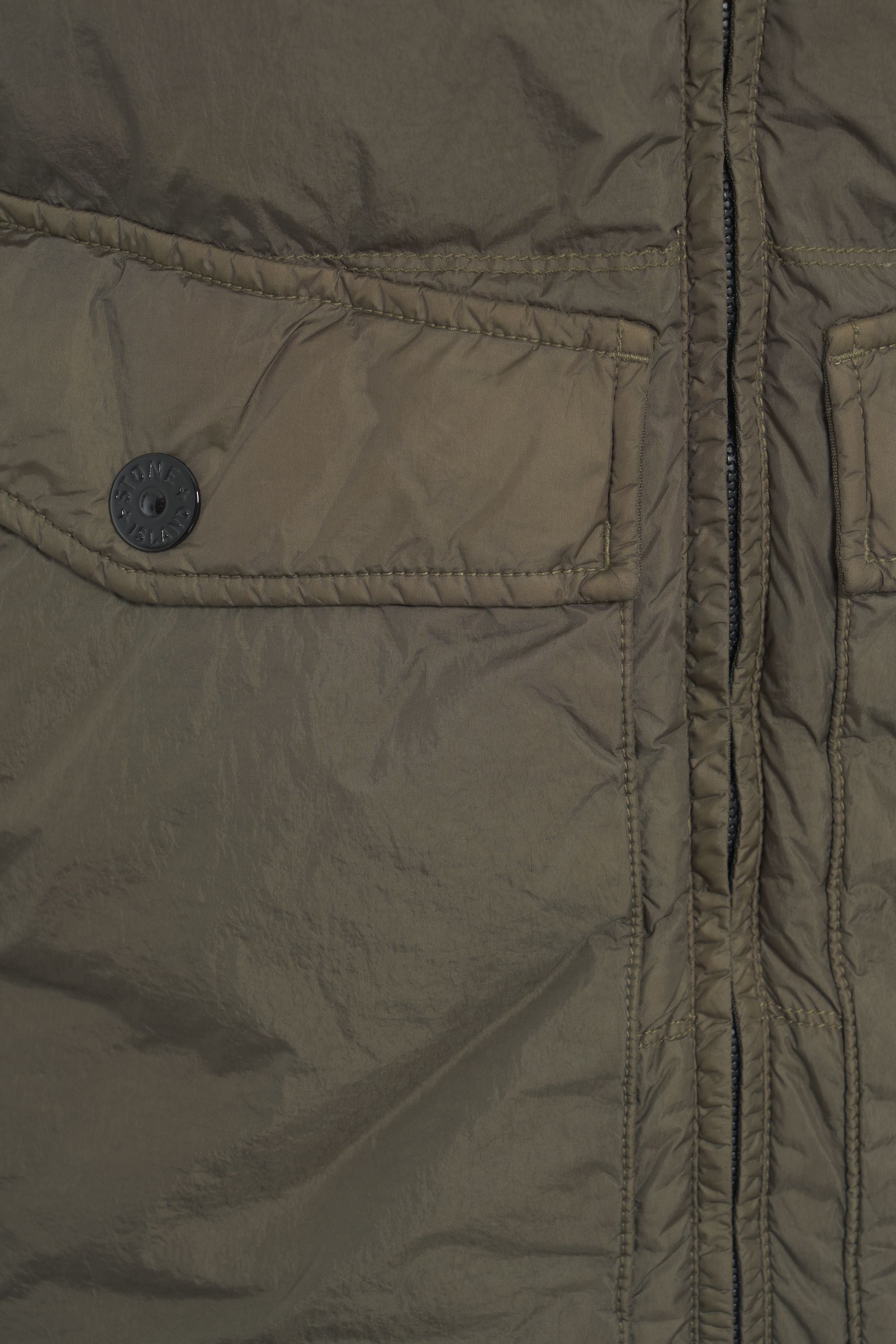 STONE ISLAND Quilted Puffer Jacket with Hood for Men