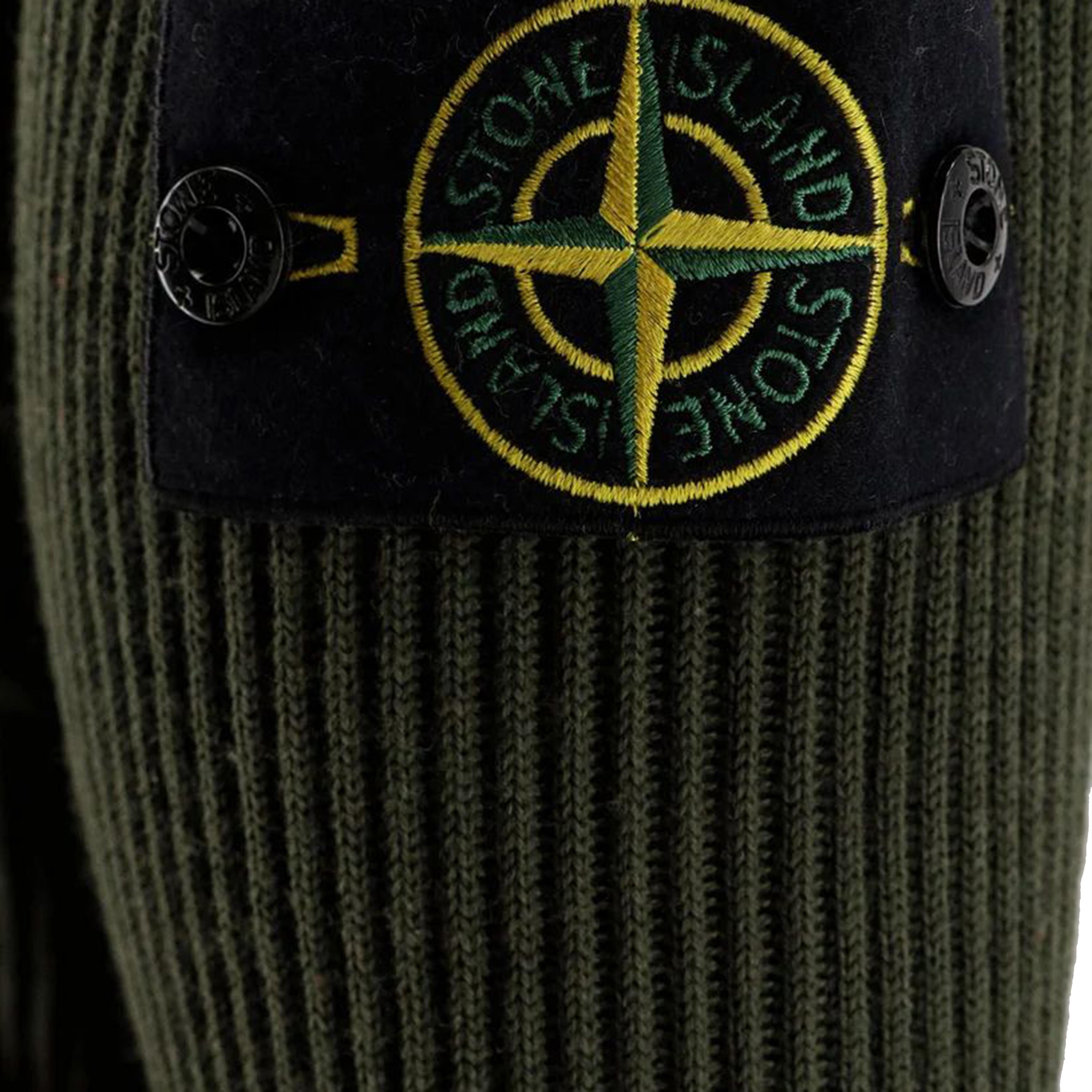 STONE ISLAND Men's Cozy Virgin Wool Sweater