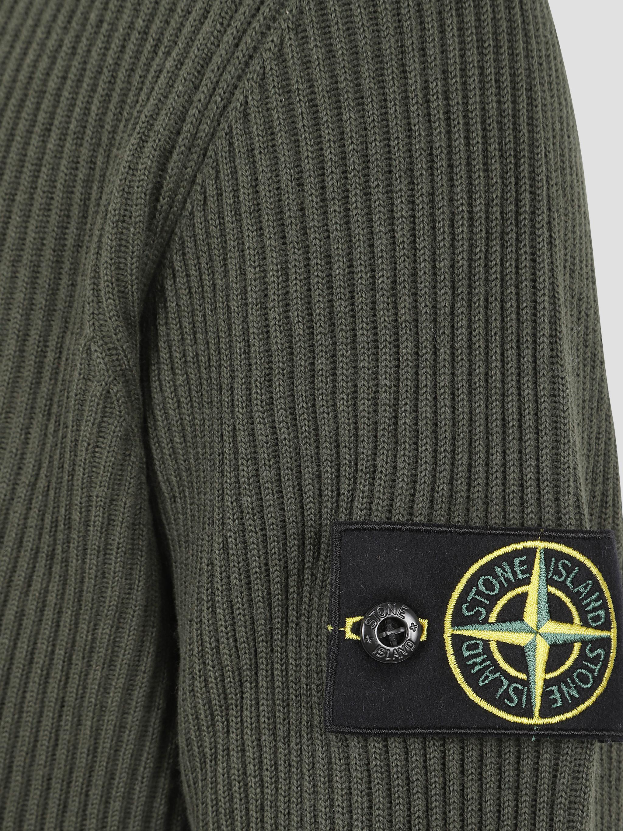 STONE ISLAND Men's Cozy Virgin Wool Sweater