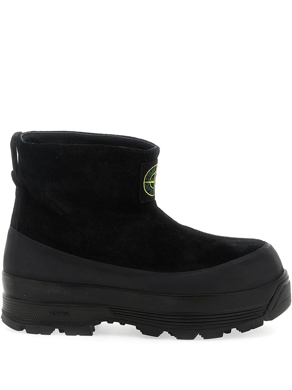 STONE ISLAND Ankle Boots with Compass Logo for Men