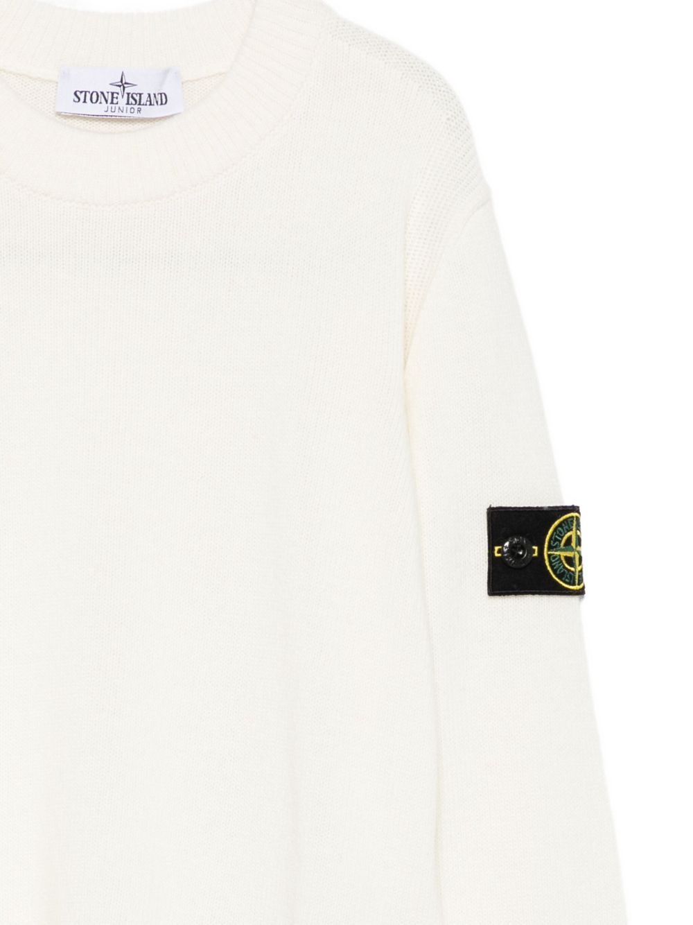 STONE ISLAND Natural Blend Boys' Sweater for Fall/Winter 25