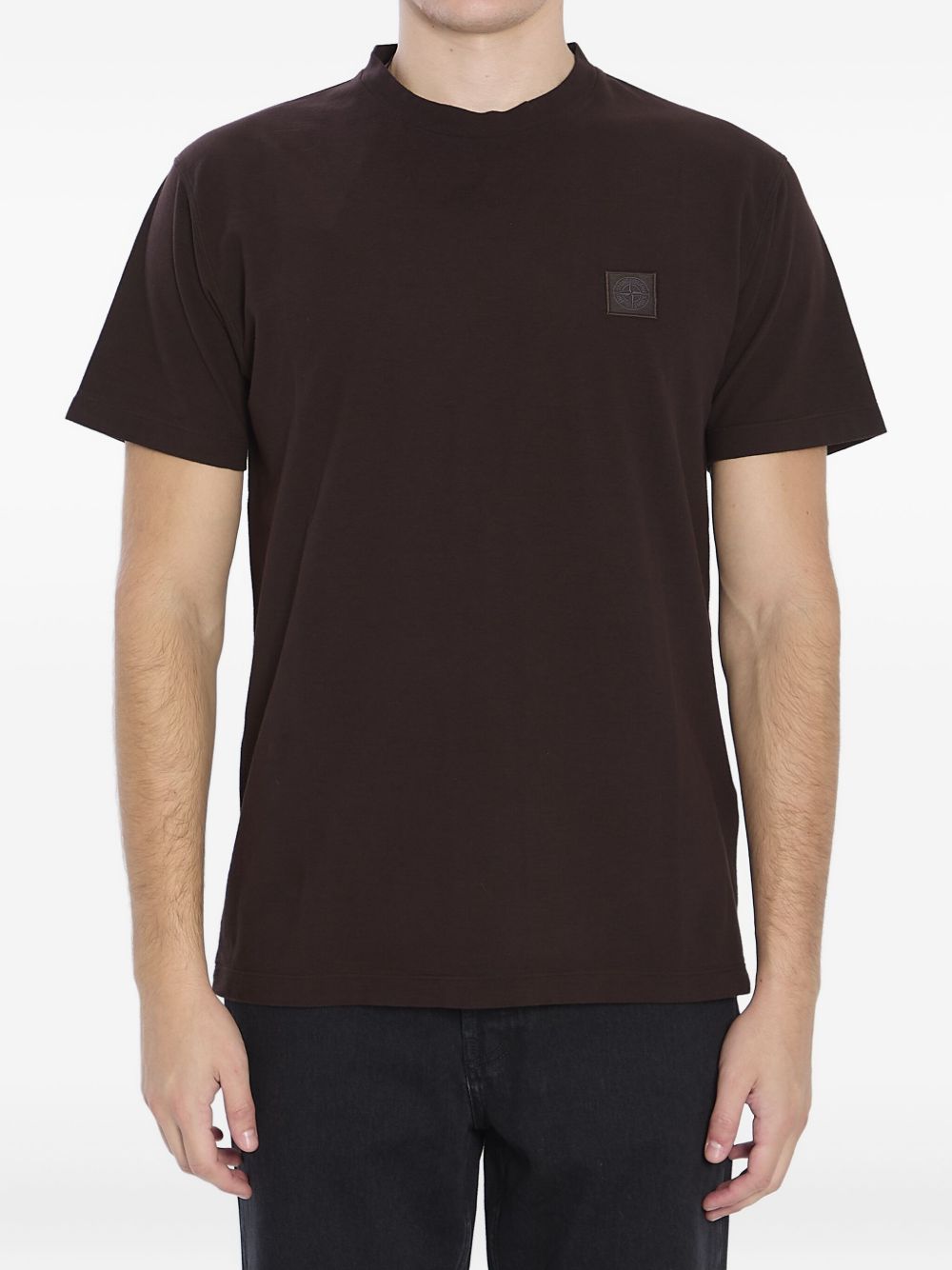 STONE ISLAND Men's Essential Crepe Cotton T-Shirt