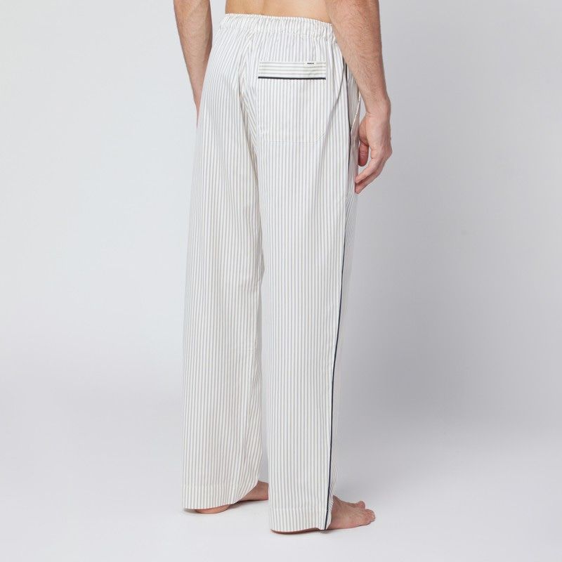 TEKLA Striped Wide-Leg Pyjama Trousers
