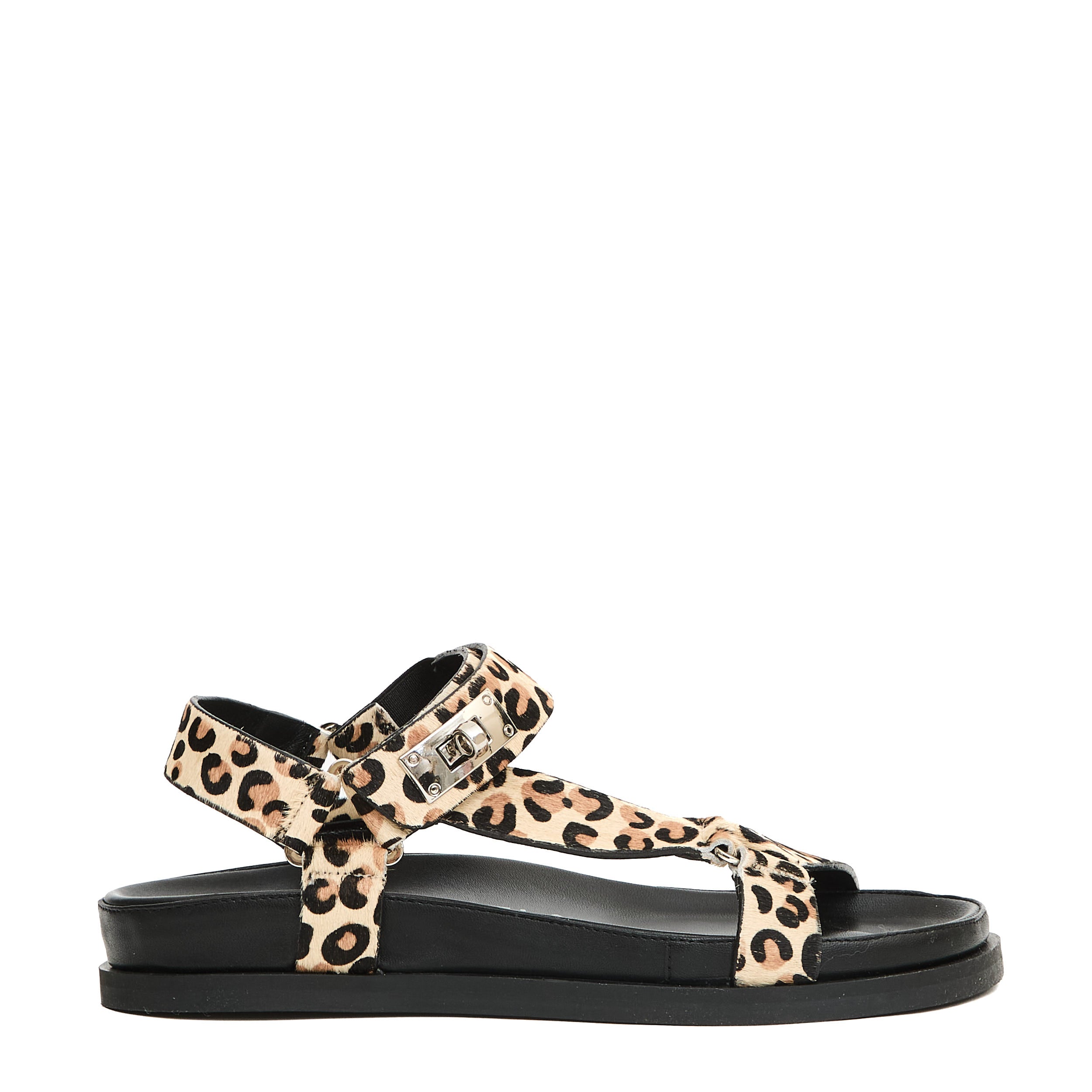 STRATEGIA Leopard Print Sport Sandals for Women