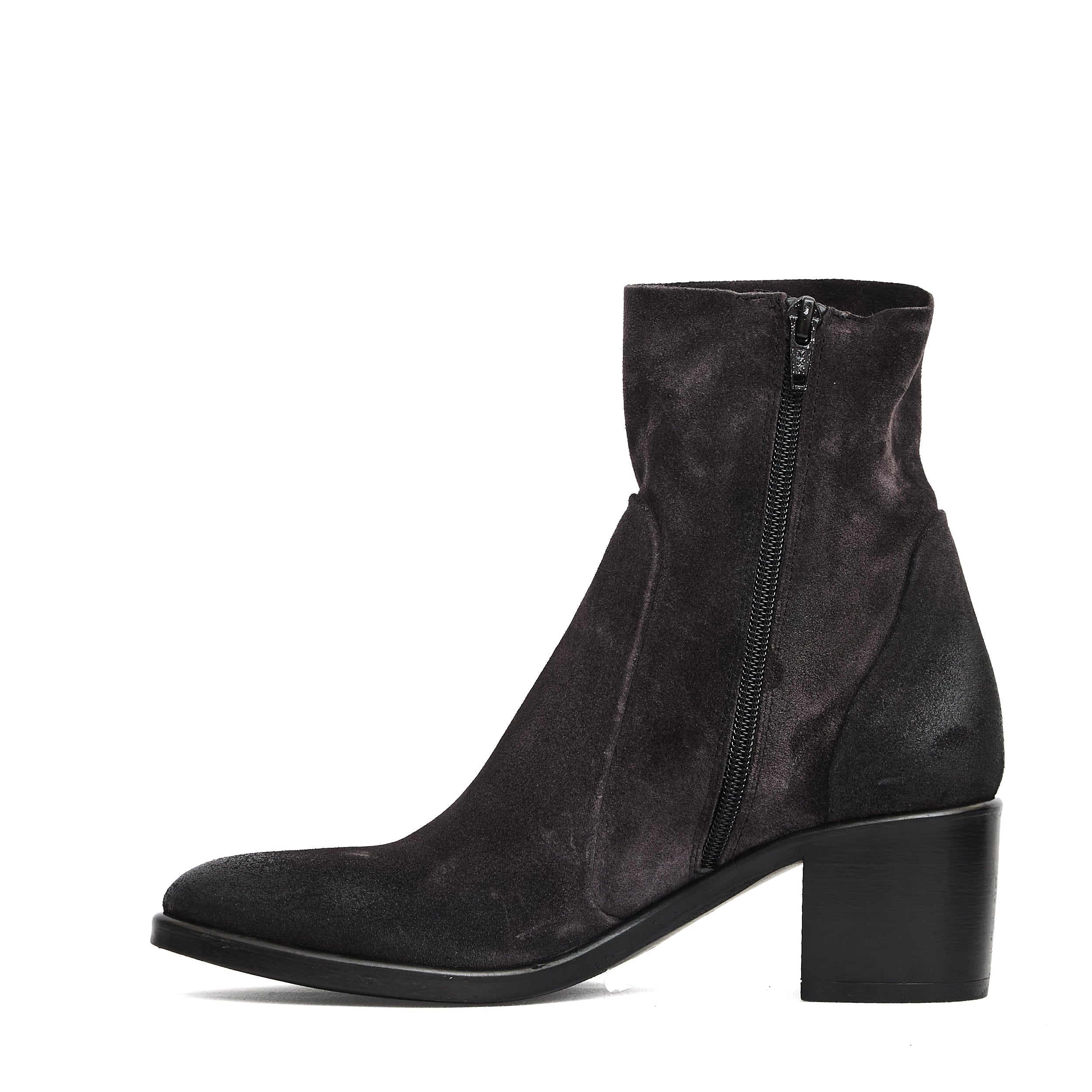 STRATEGIA Stylish Ankle Boots with Side Zipper and 6 cm Heel