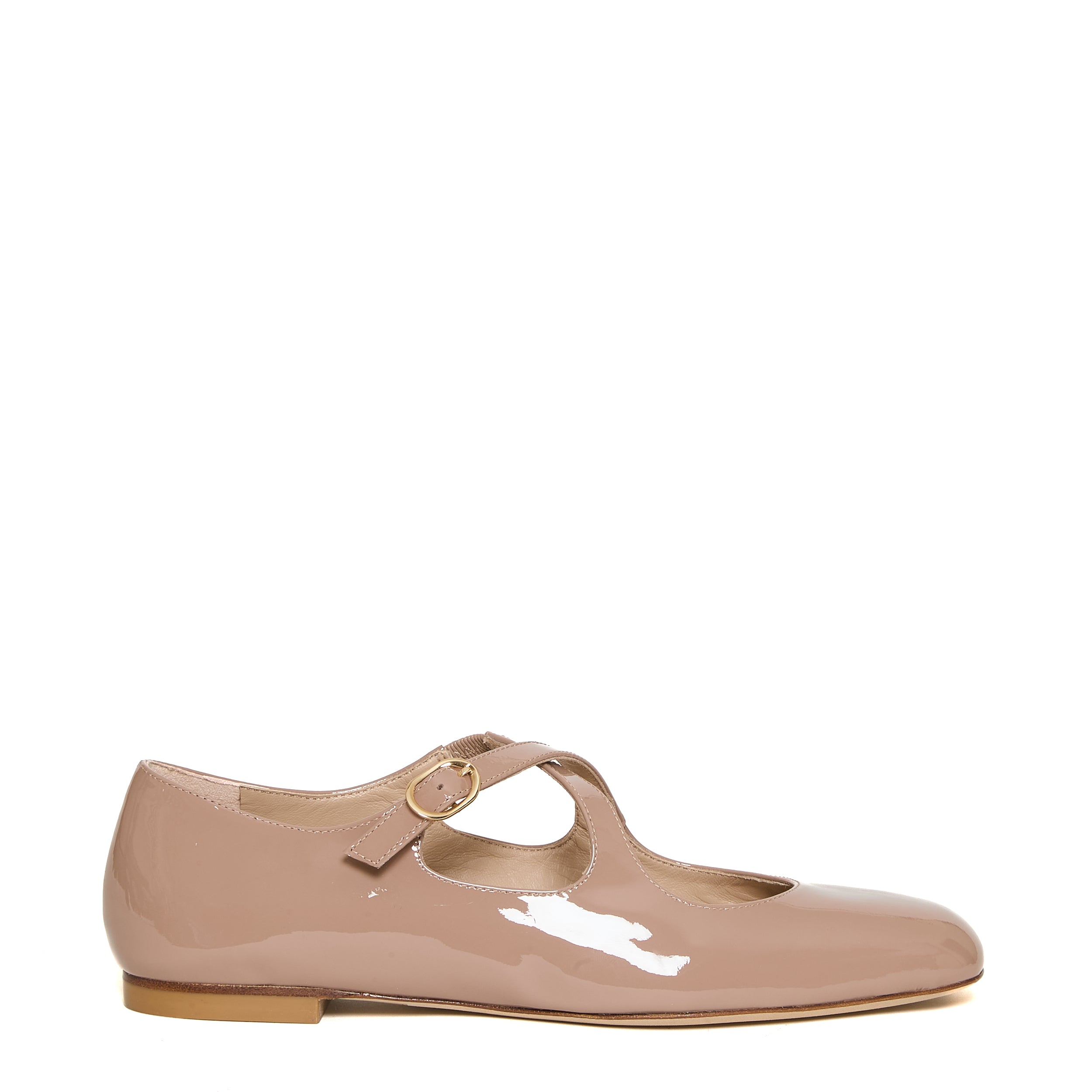 STUART WEITZMAN Elegant Patent Leather Ballerina Flats