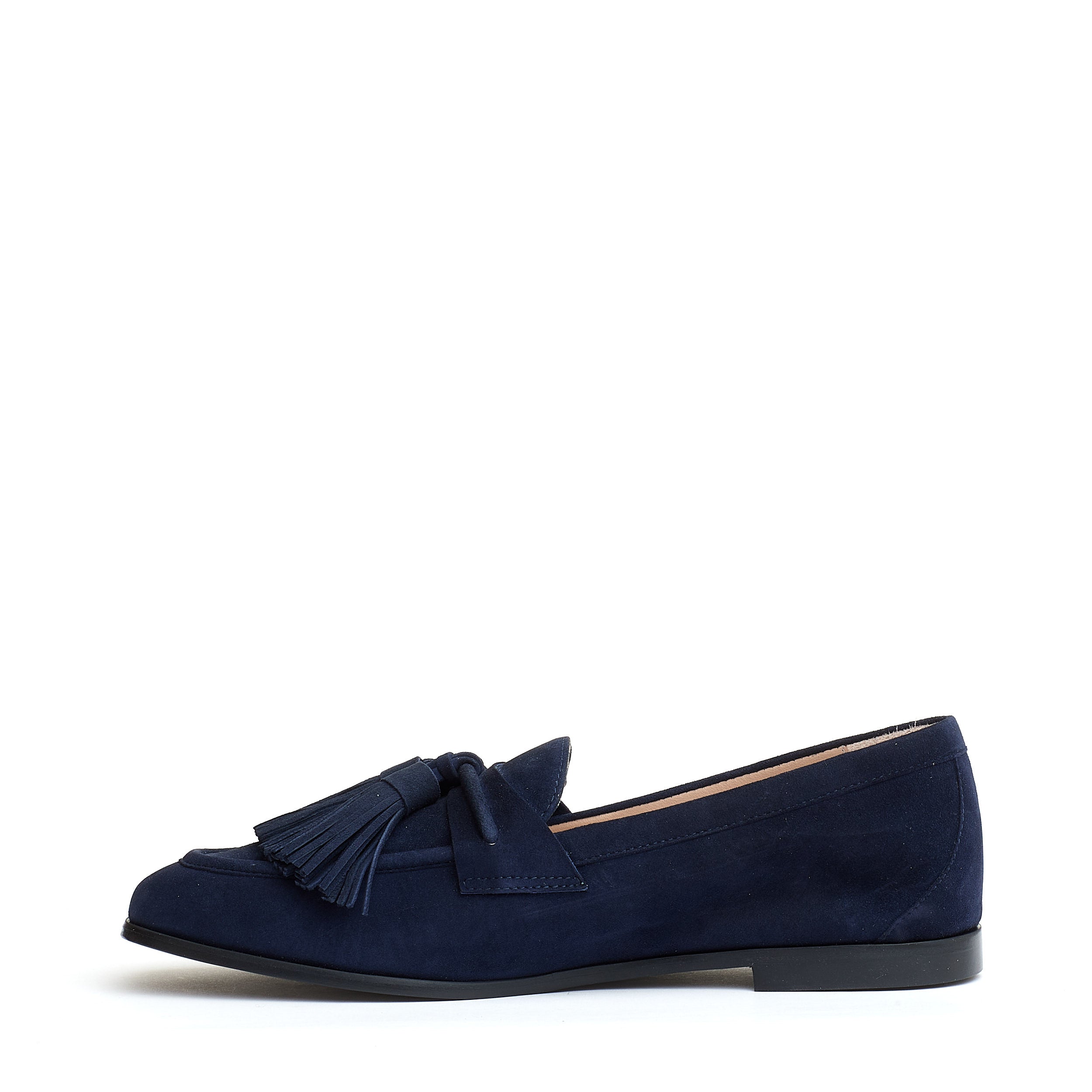 STUART WEITZMAN Elegant Suede Loafers with Charming Bow Detail