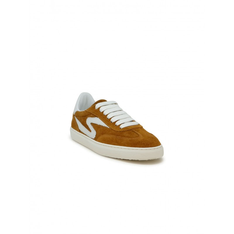 STUART WEITZMAN Chic Leather and Suede Runaround Sneakers for Women