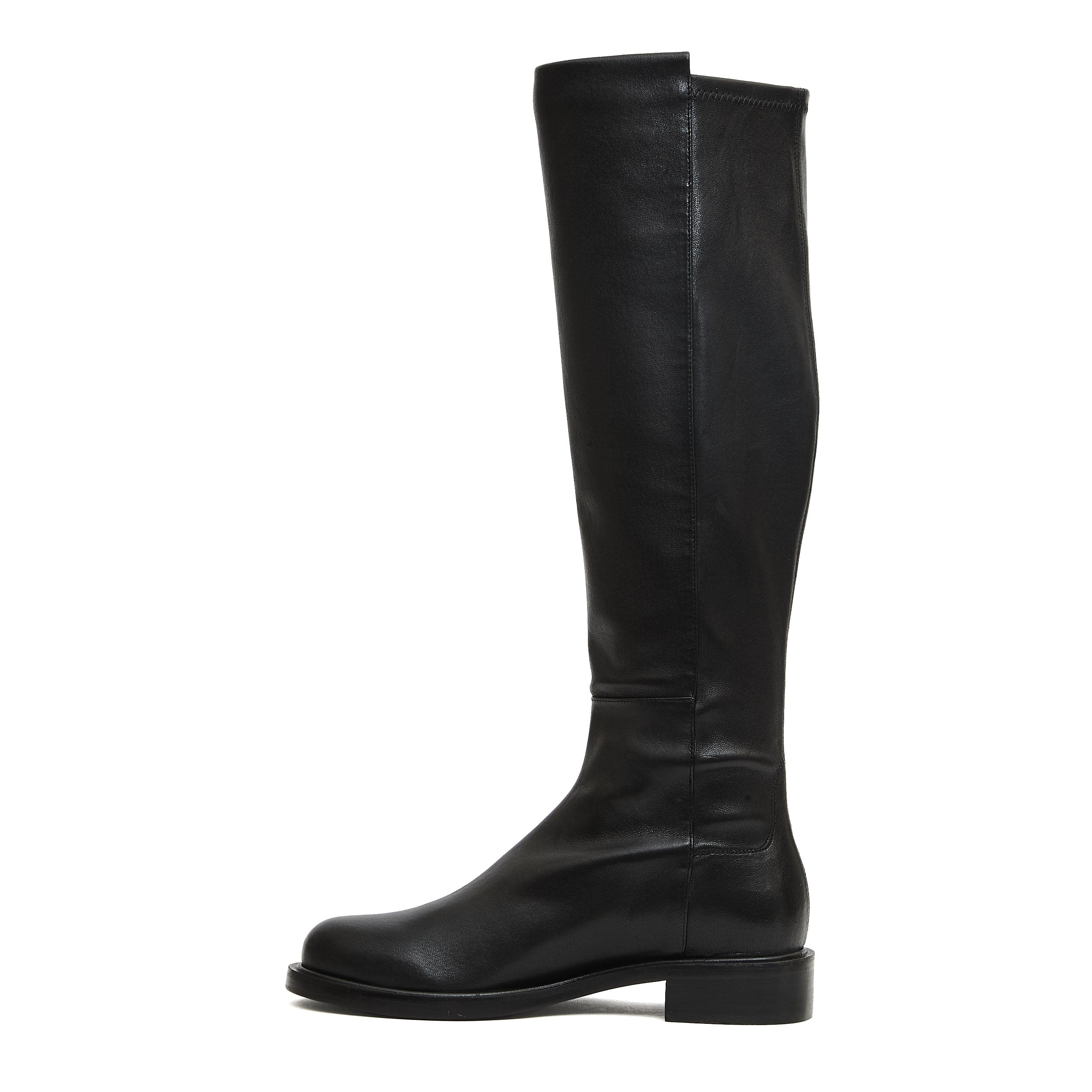 STUART WEITZMAN Knee-High Stretch Leather Boots