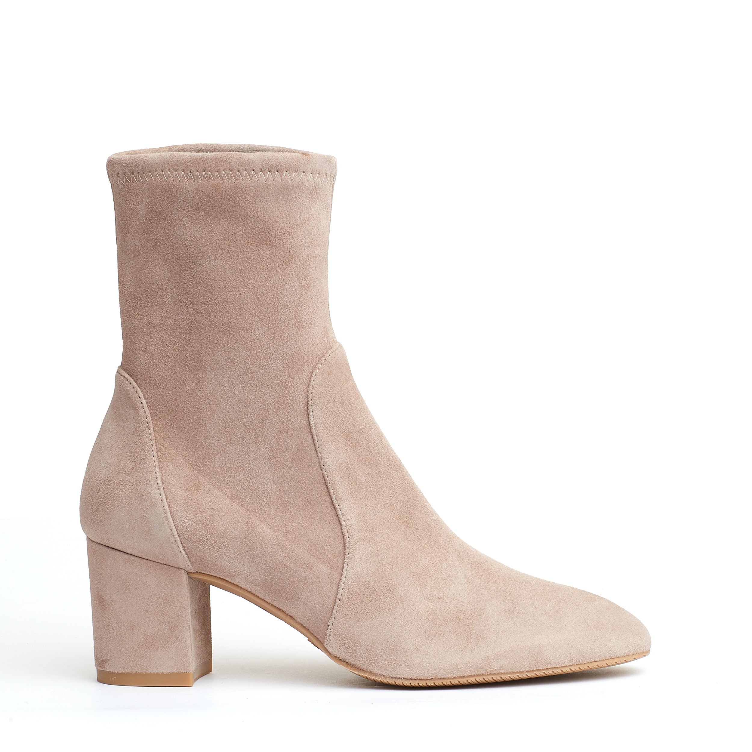STUART WEITZMAN Chic Suede Ankle Boots with 70mm Heels