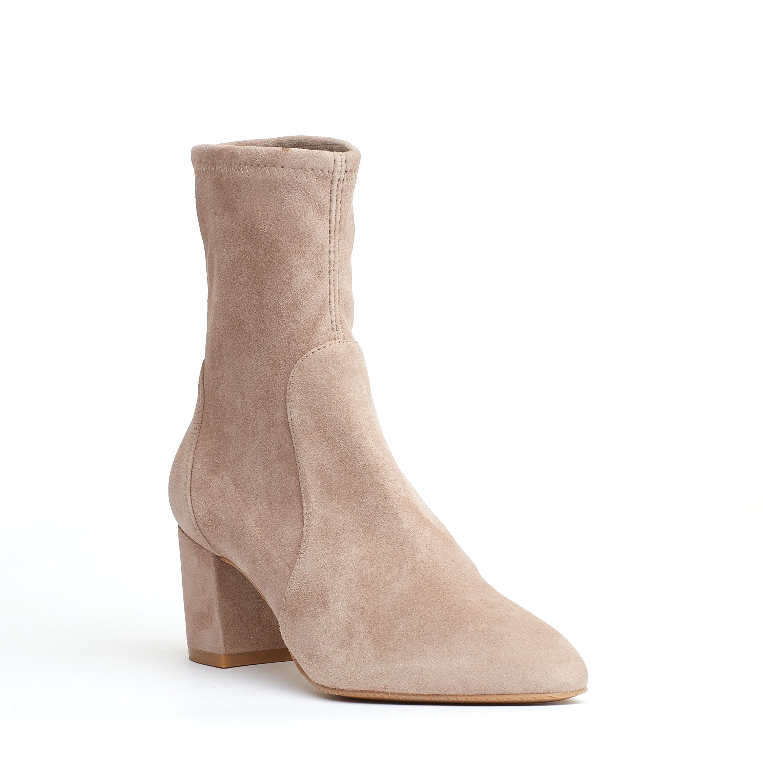 STUART WEITZMAN Chic Suede Ankle Boots with 70mm Heels