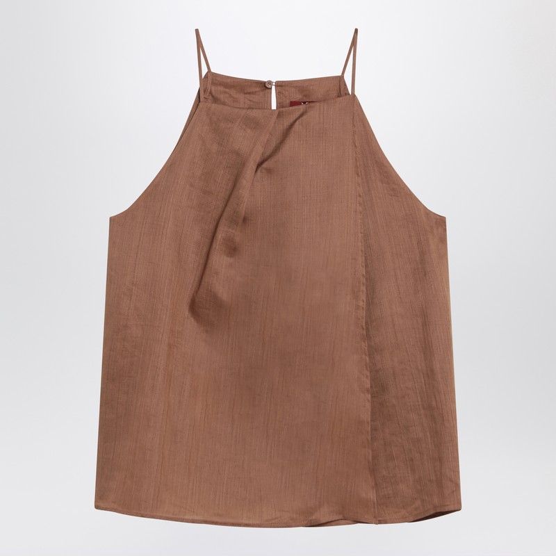MAX MARA STUDIO Ramie Gauze Mini Top