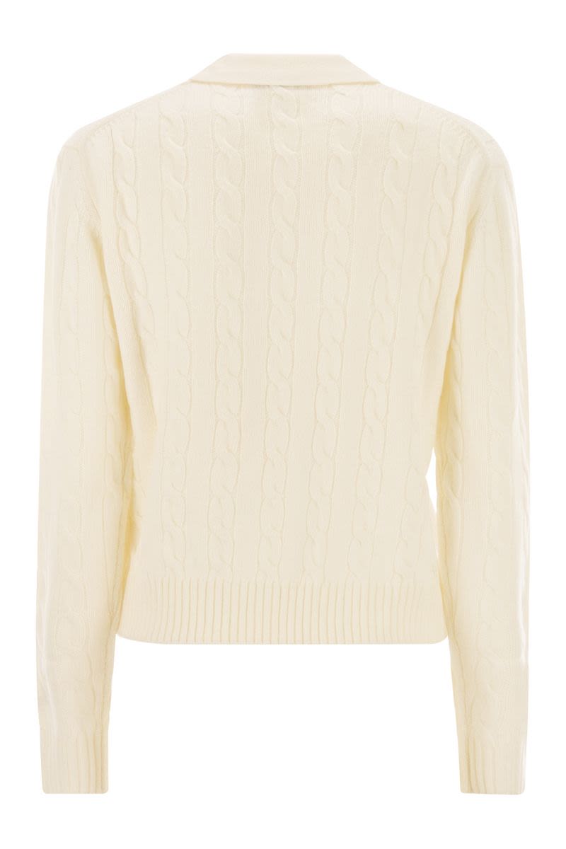 MC2 SAINT BARTH Savoy Cable Knit Wool Jumper - Women's Regular Fit