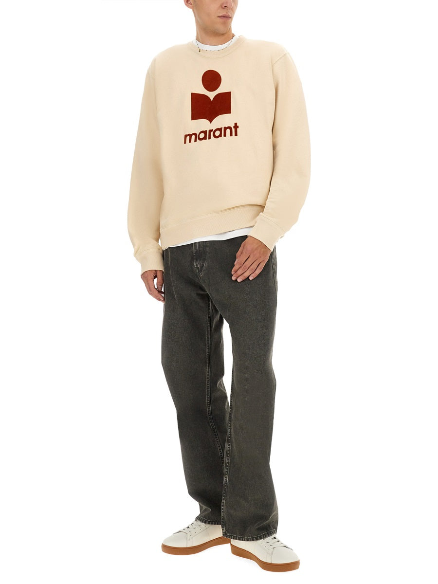 ISABEL MARANT Cotton Blend Sweatshirt for Men - FW25 Collection