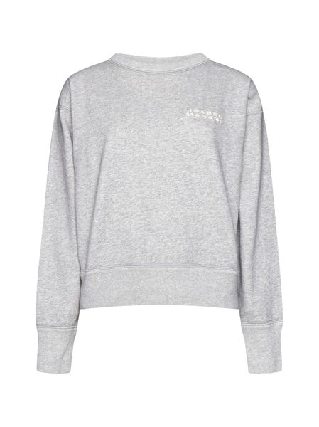 ISABEL MARANT Women's Mini Leather Jersey Knit Sweater