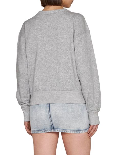 ISABEL MARANT Women's Mini Leather Jersey Knit Sweater