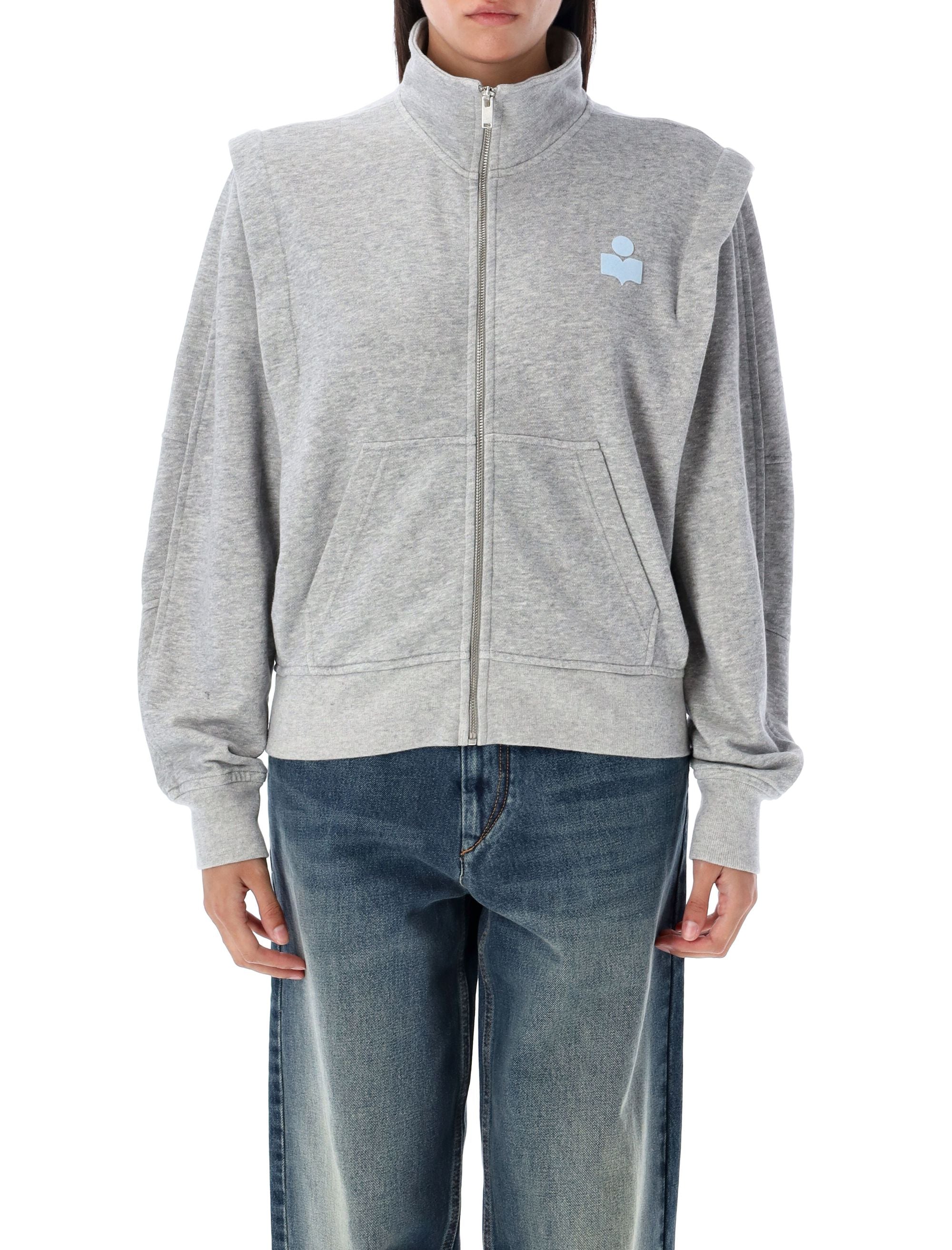 ISABEL MARANT ETOILE Women’s Relaxed Fit Full Zip Sweatshirt