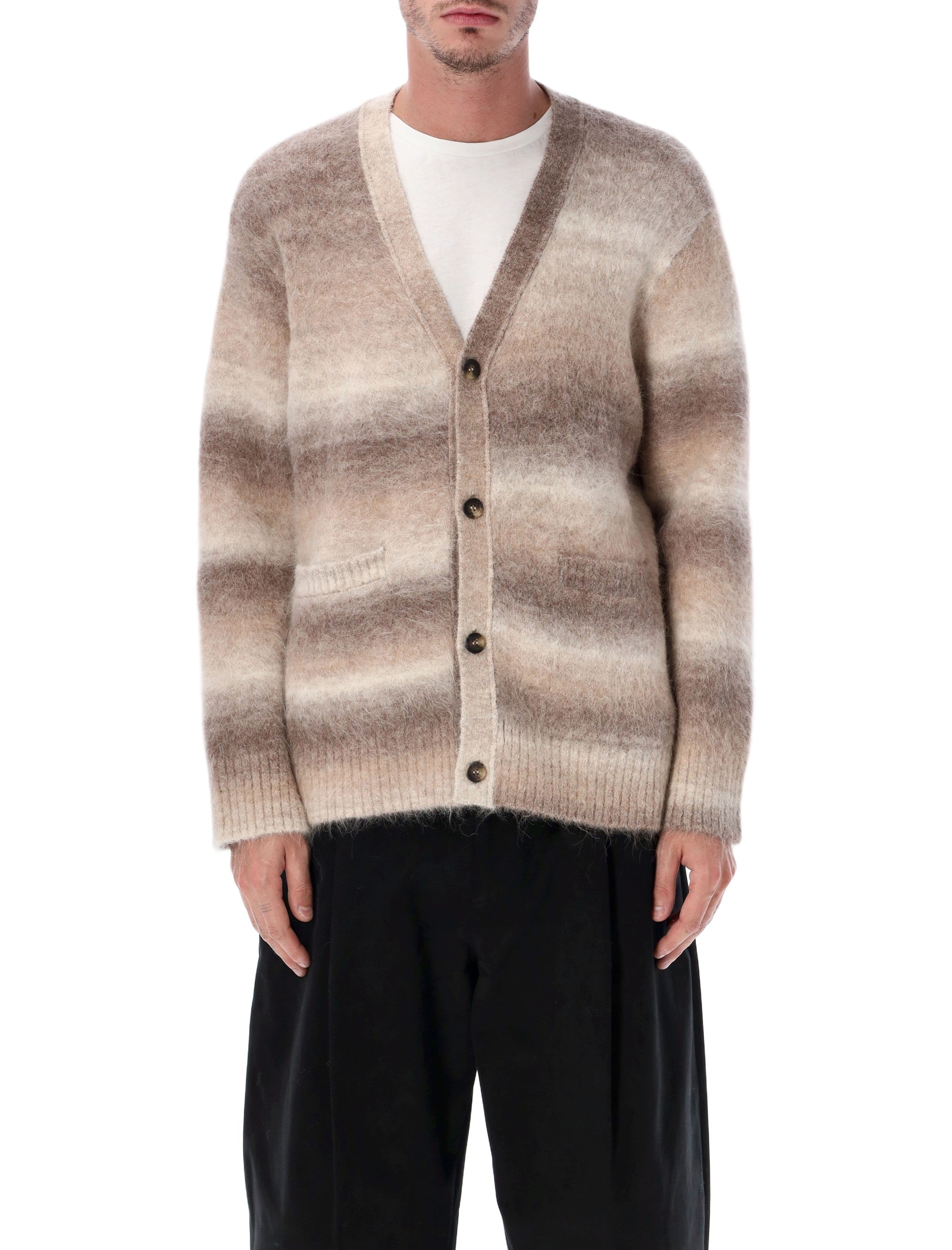 CORRIDOR Ombre Gradient Alpaca Cardigan - Size L