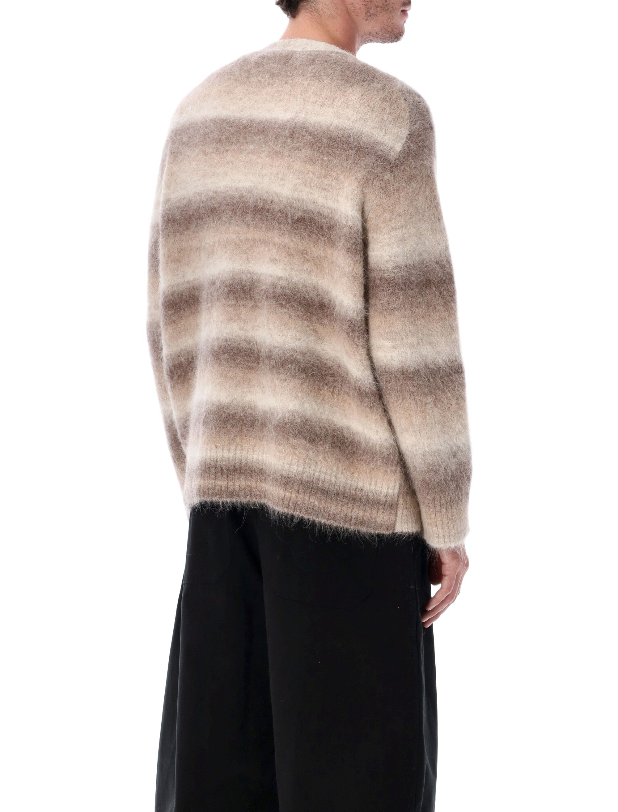 CORRIDOR Ombre Gradient Alpaca Cardigan - Size L