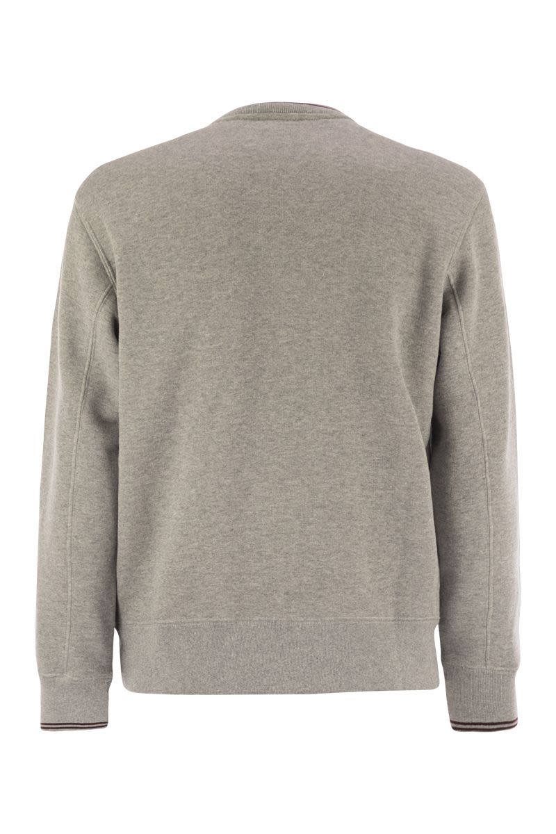 AUTRY Logo Detail Cotton Sweatshirt for Men