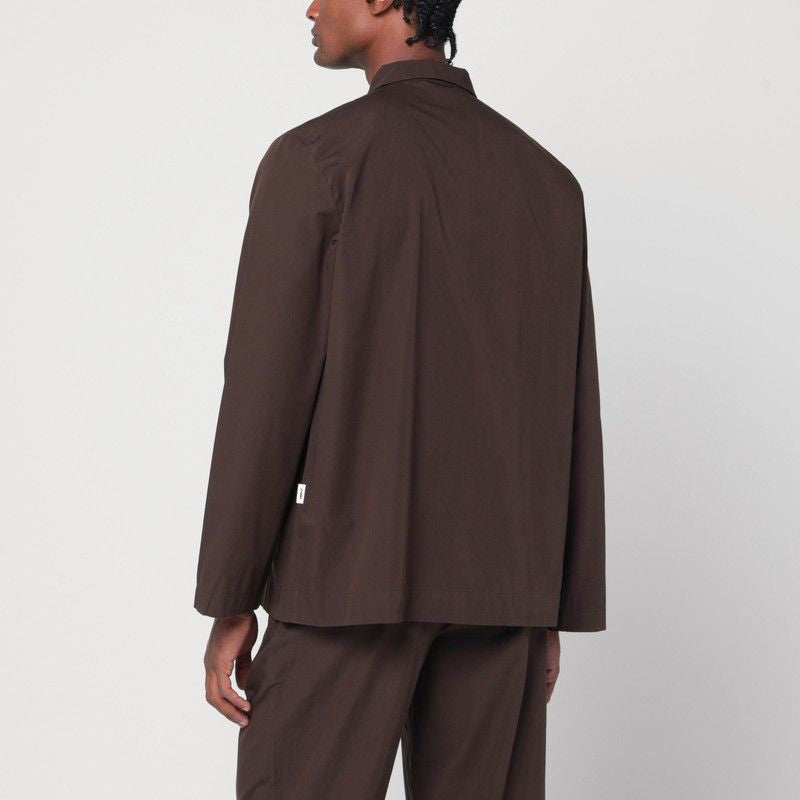 TEKLA Organic Cotton Pyjama Shirt for Men