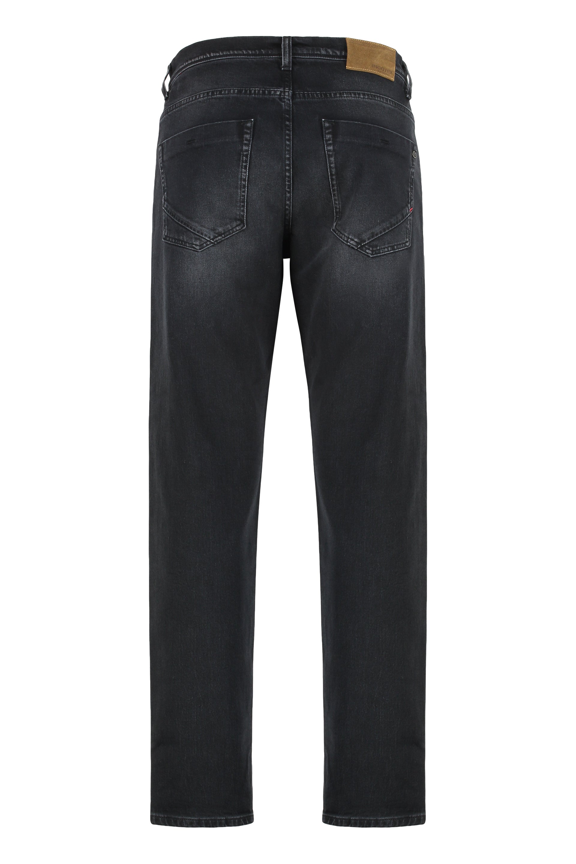 SLOWEAR Five Pocket Straight Fit Jeans for Men