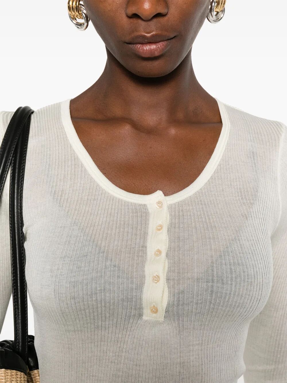 ISABEL MARANT Long Sleeve Cotton Top