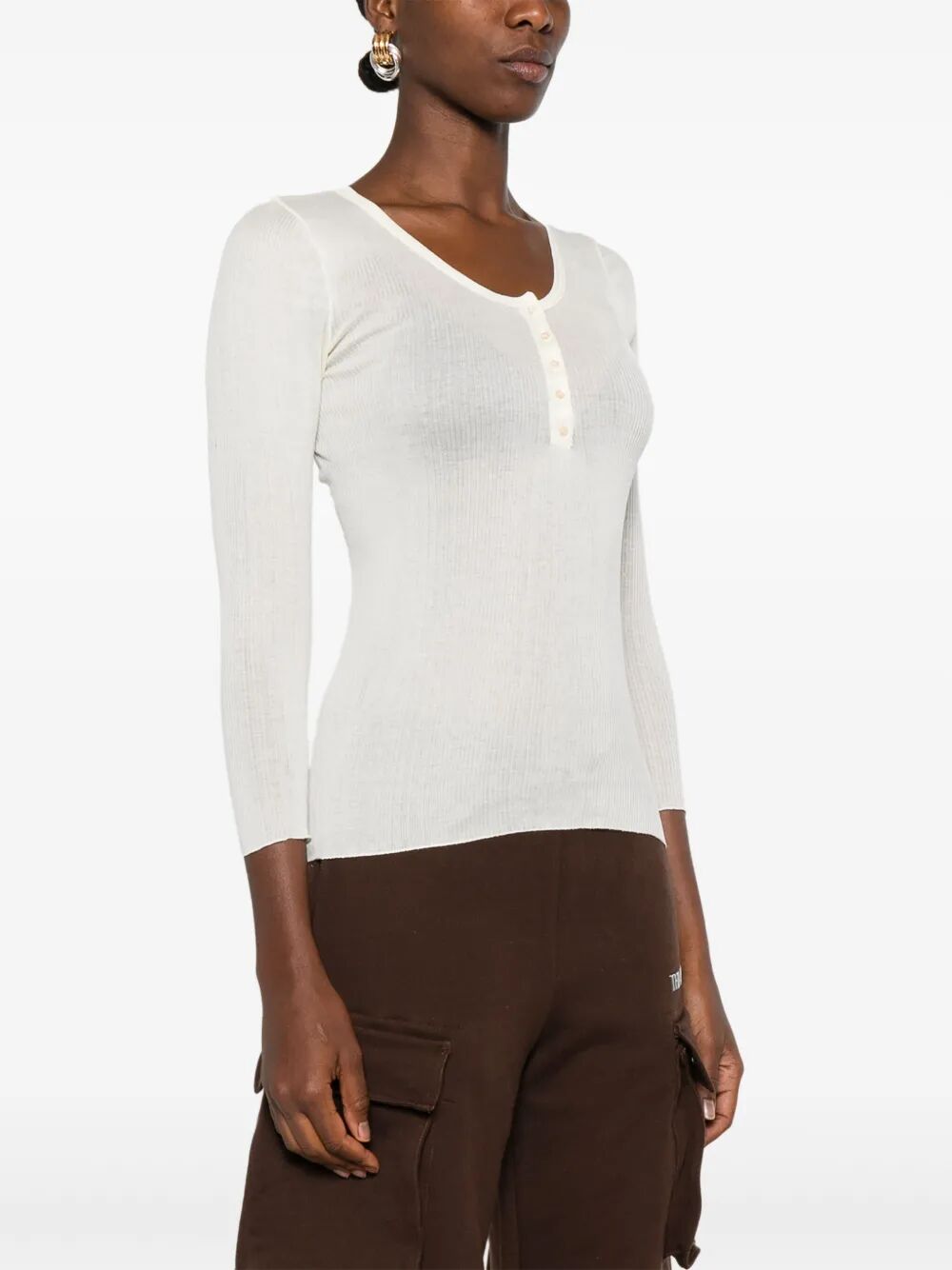 ISABEL MARANT Long Sleeve Cotton Top