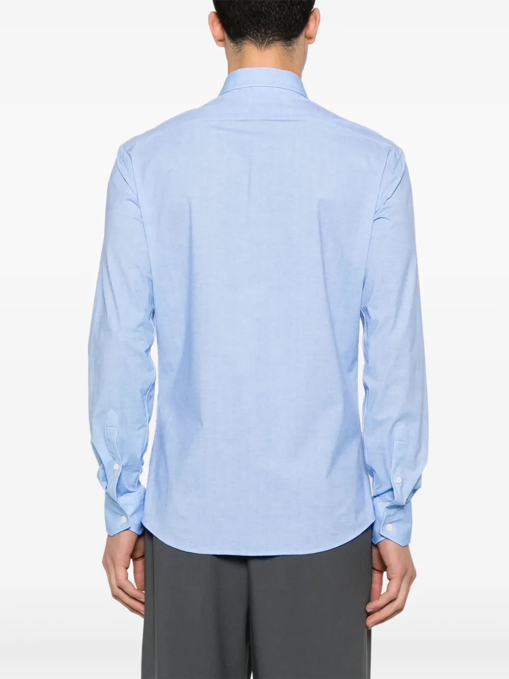 TRAIANO MILANO Cutaway Collar Mini Shirt for Men