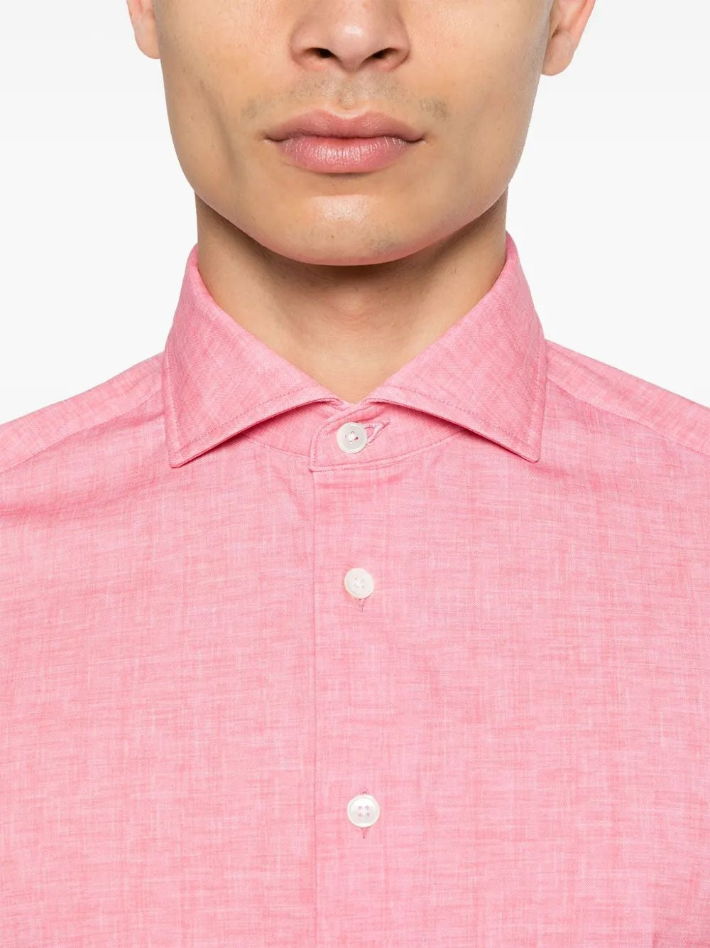TRAIANO MILANO Cutaway Collar Shirt for Men