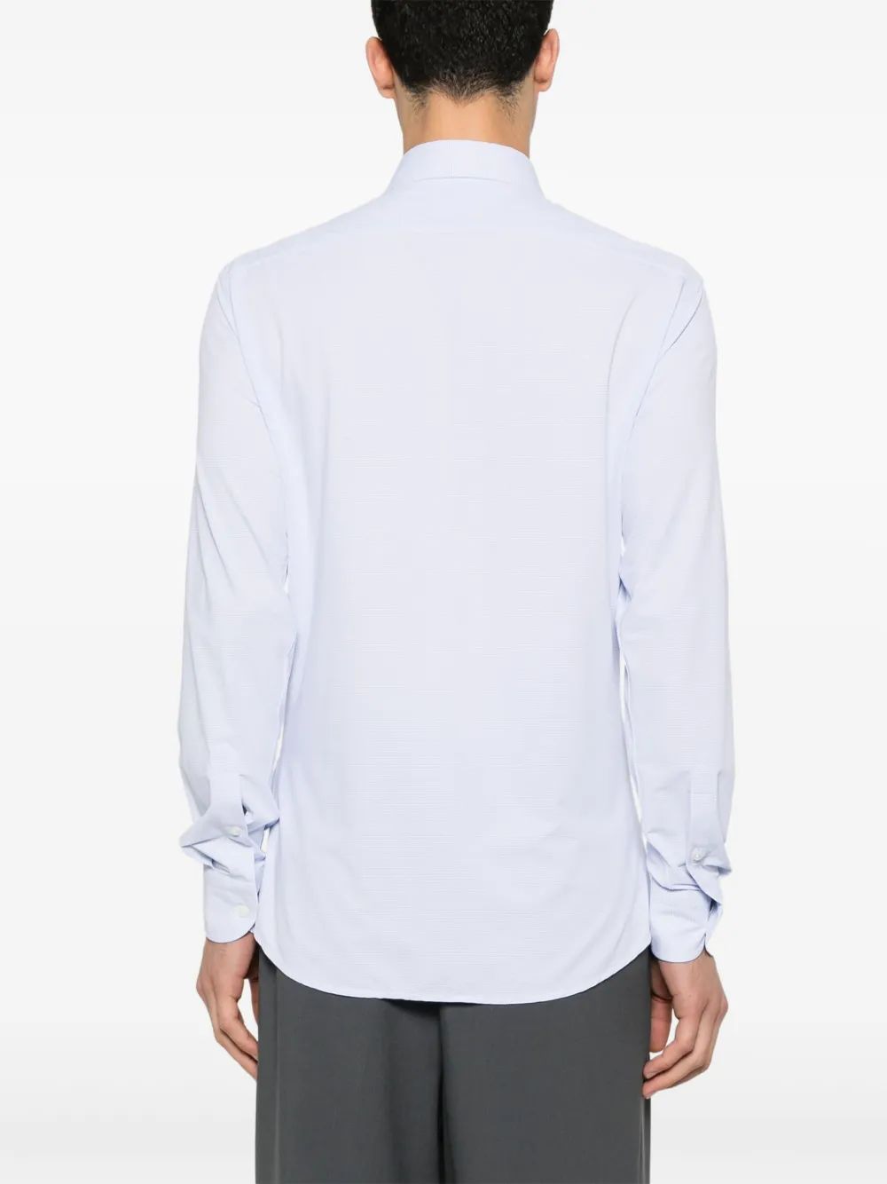 TRAIANO MILANO Cutaway Collar Mini Shirt for Men - Spring/Summer 2025