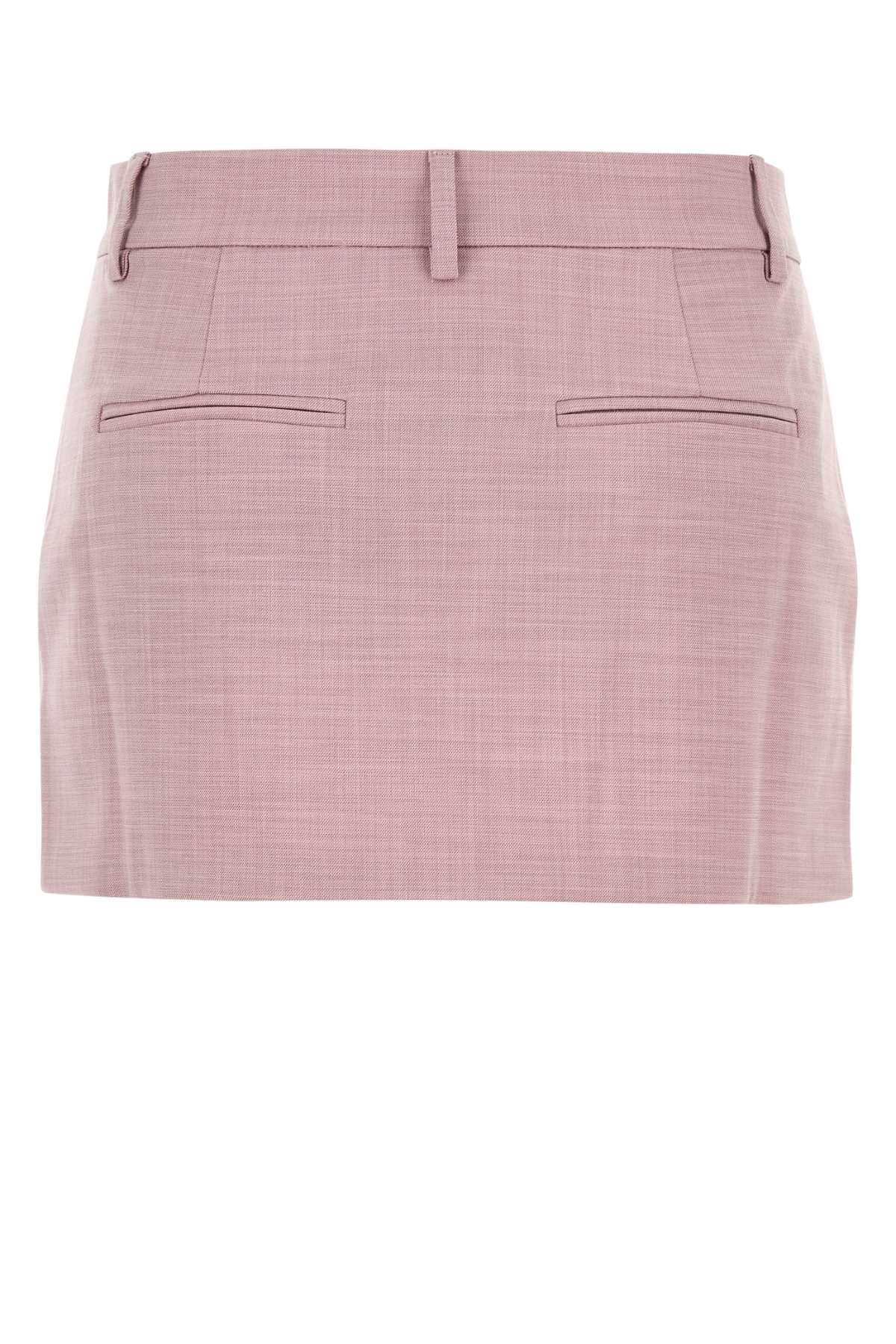 THE ANDAMANE Women's Mini Stretch Polyester Blend Skirt