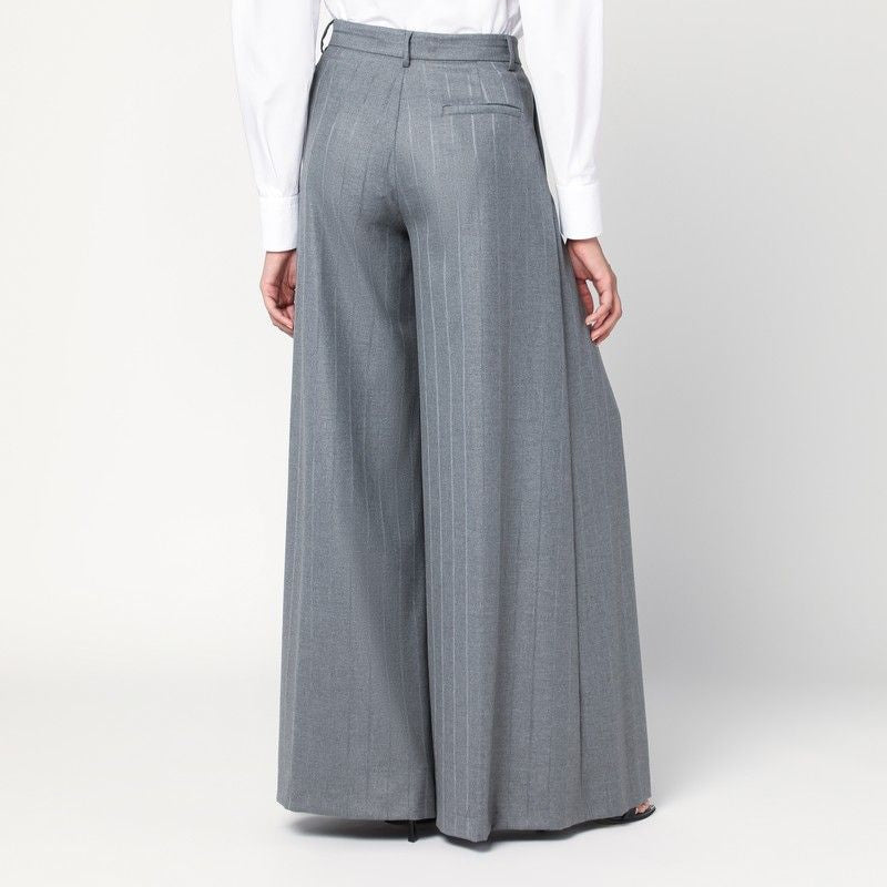 THE ANDAMANE Extra-Wide Pinstriped Tara Trousers