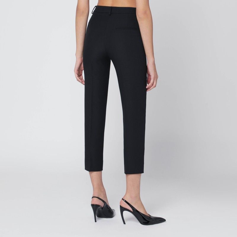 THE ANDAMANE Capri Trousers for Women - Ankle-Length Creased Style