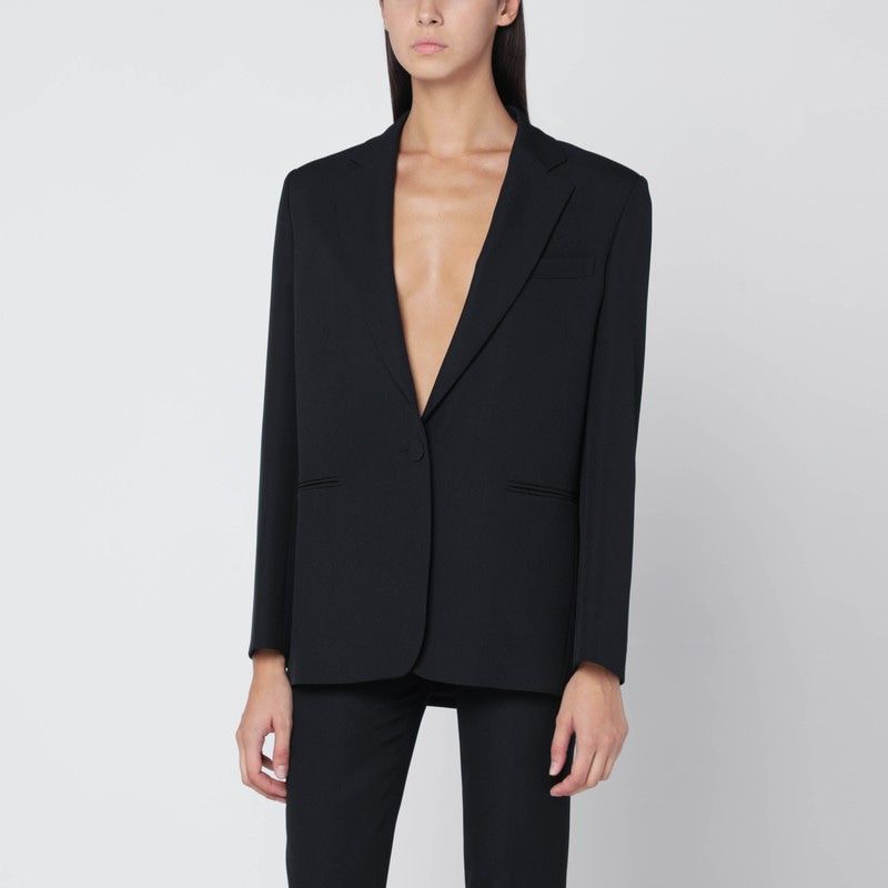 THE ANDAMANE Women's Classic Single-Breasted Jacket