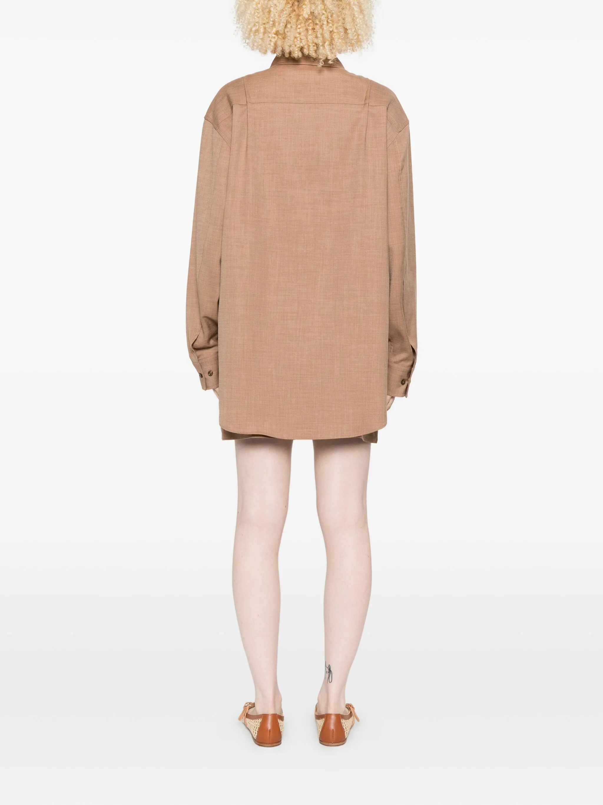 THE ANDAMANE Georgiana Oversized Button-Up Set - Size S