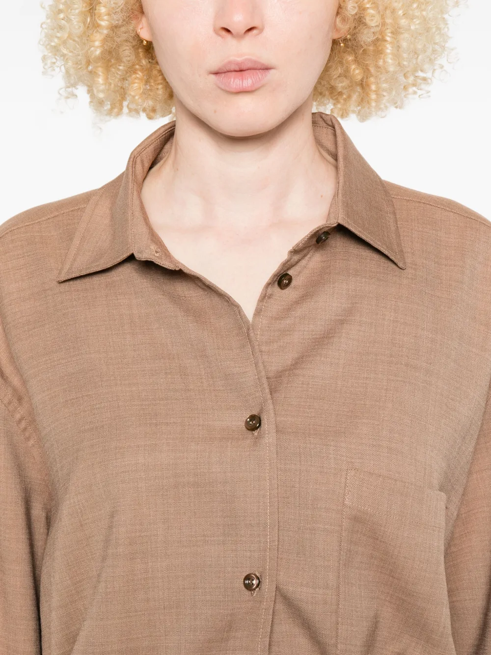 THE ANDAMANE Georgiana Oversized Button-Up Set - Size S