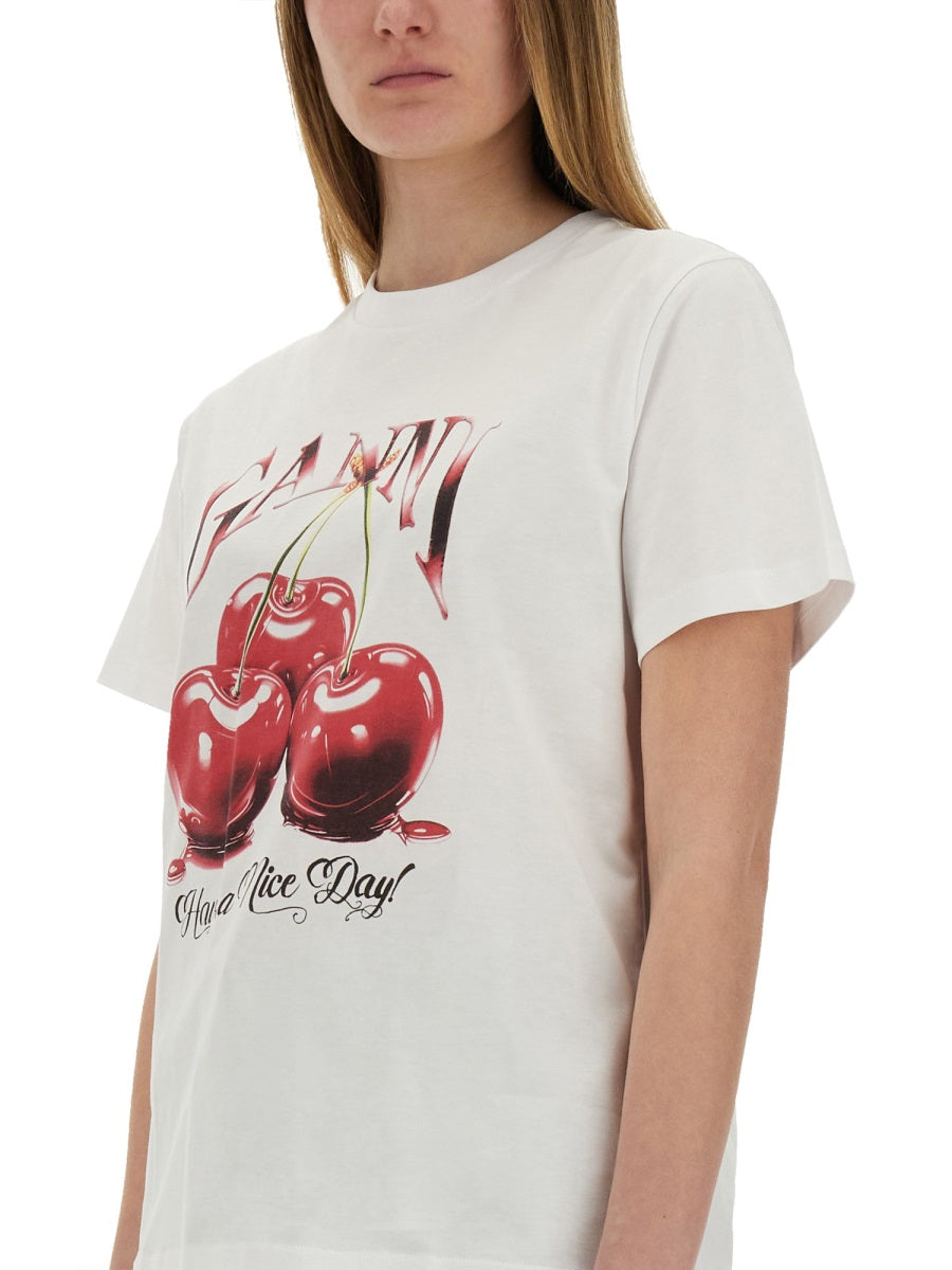 GANNI Basic Cherry T-Shirt