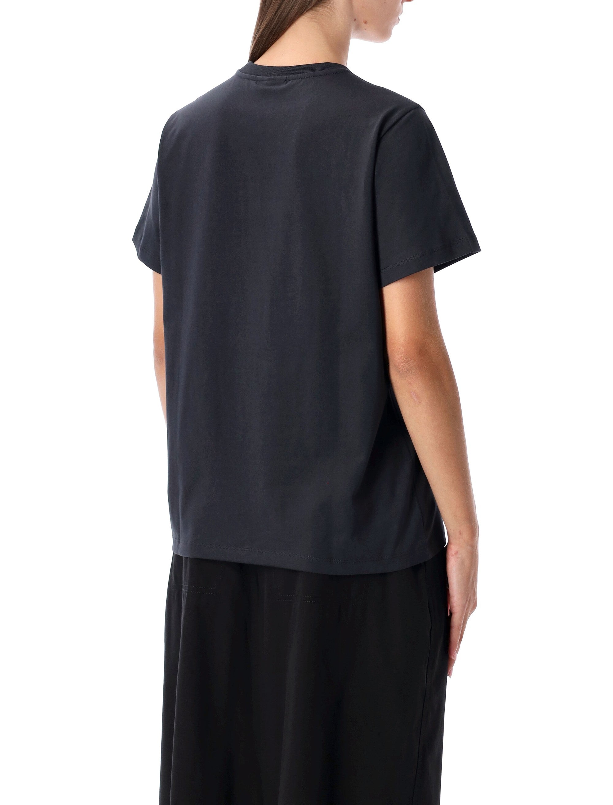 GANNI Playful Puppy Print Organic Cotton T-Shirt - Women's Relaxed Fit