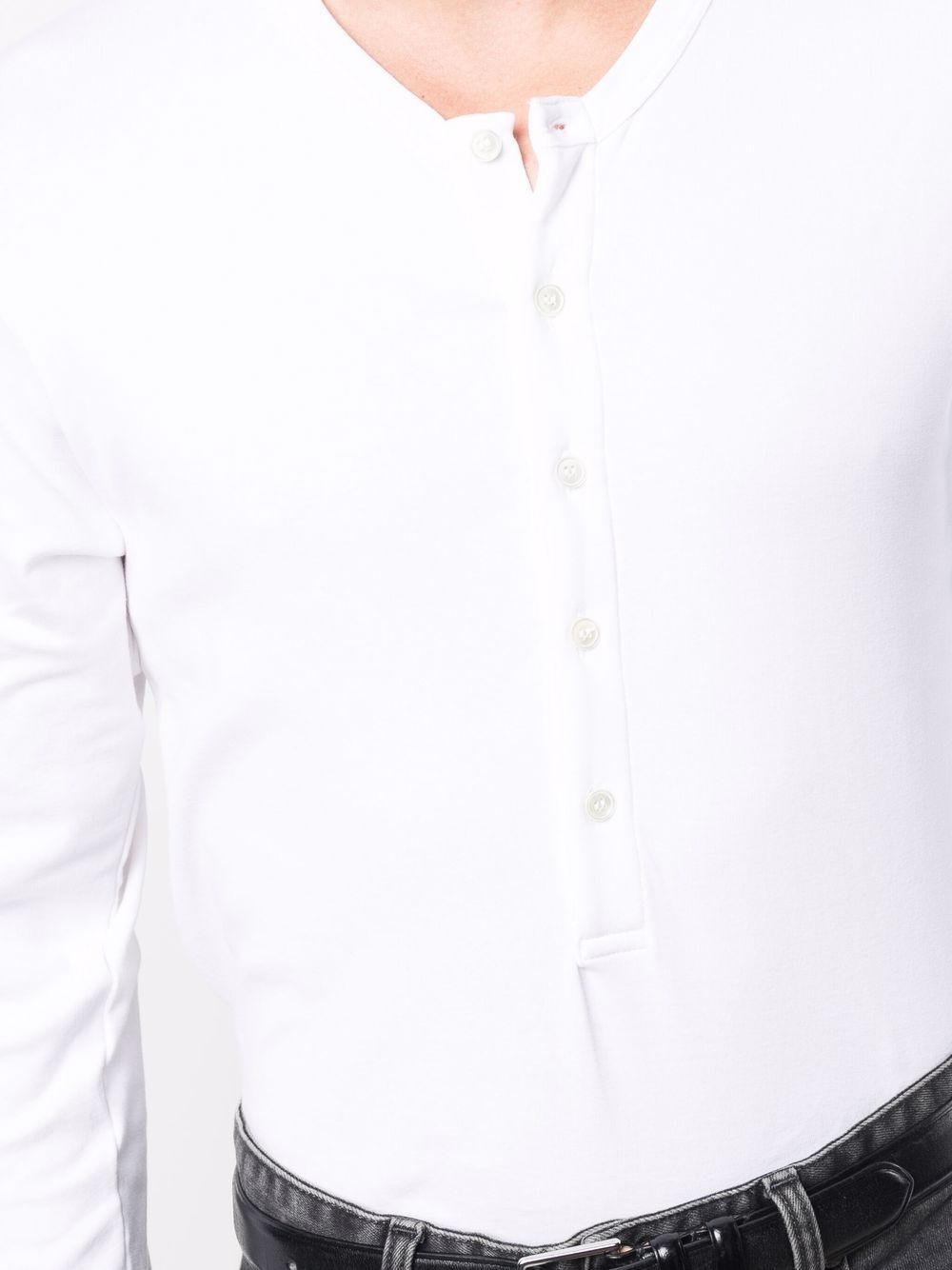 TOM FORD Round Neck Henley Tee