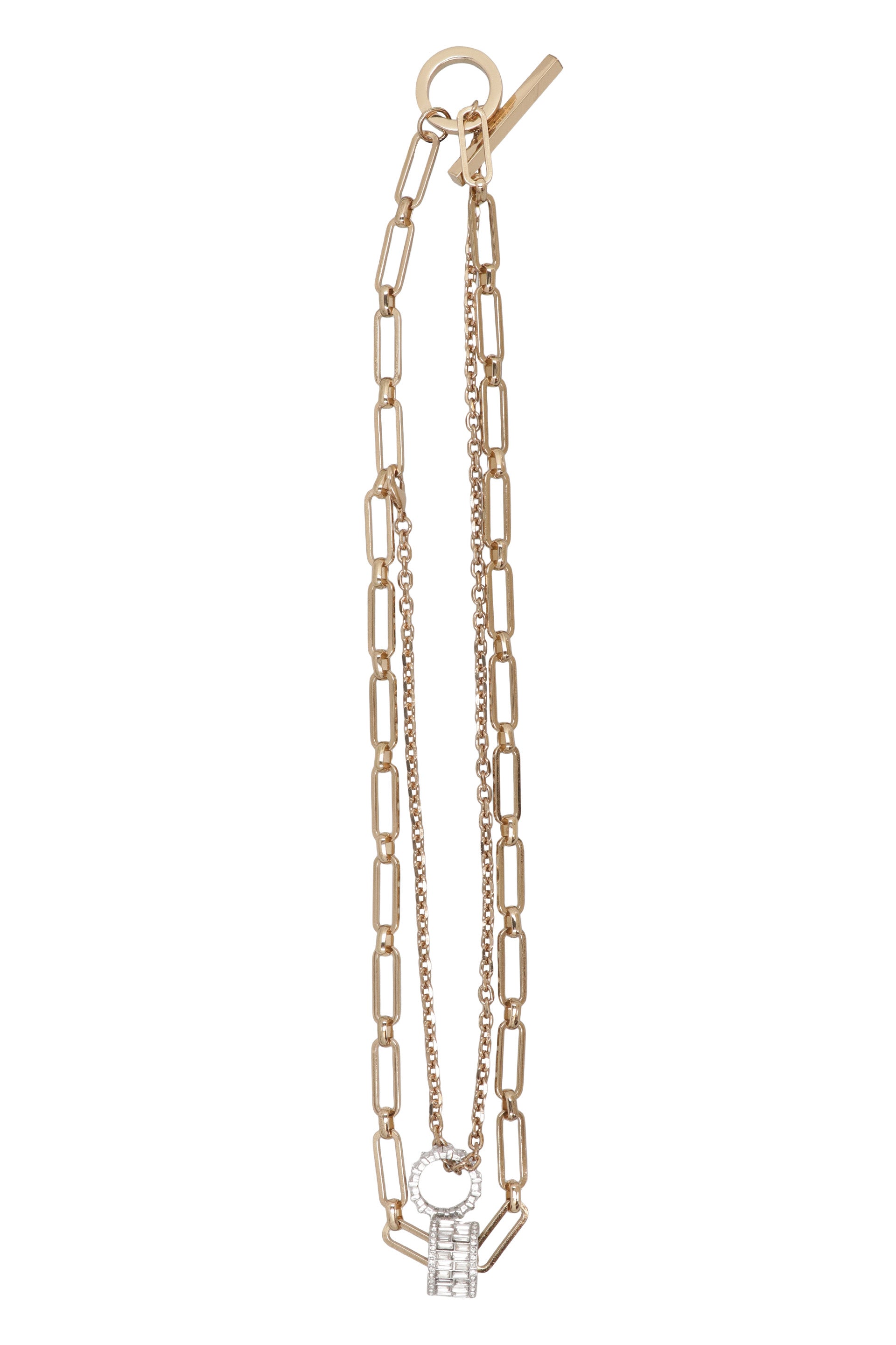 WEEKEND MAX MARA Elegant Gold-Tone Metal Necklace - 39 CM