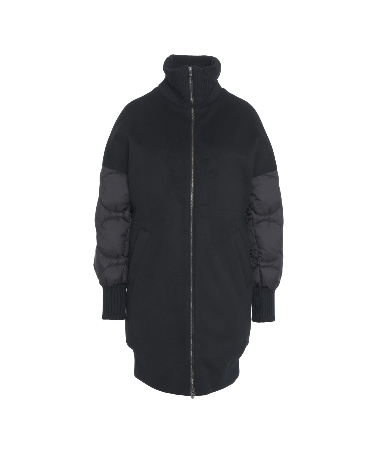 TATRAS High Collar Puffer Jacket with Double-Slider Zipper for Women