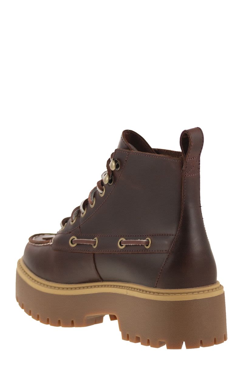 TIMBERLAND Fringed Platform Boot with Memory Foam Footbed