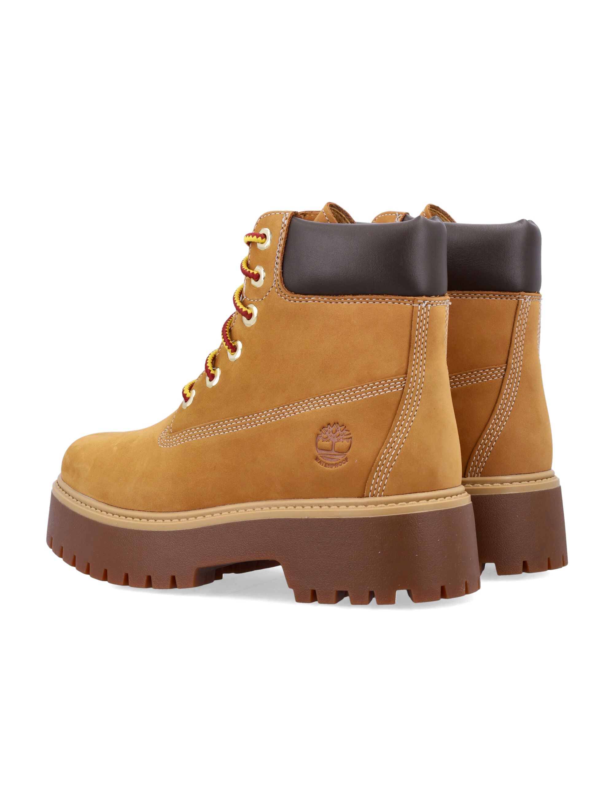 TIMBERLAND Waterproof Leather Platform Boots - 6-Inch Design for Women