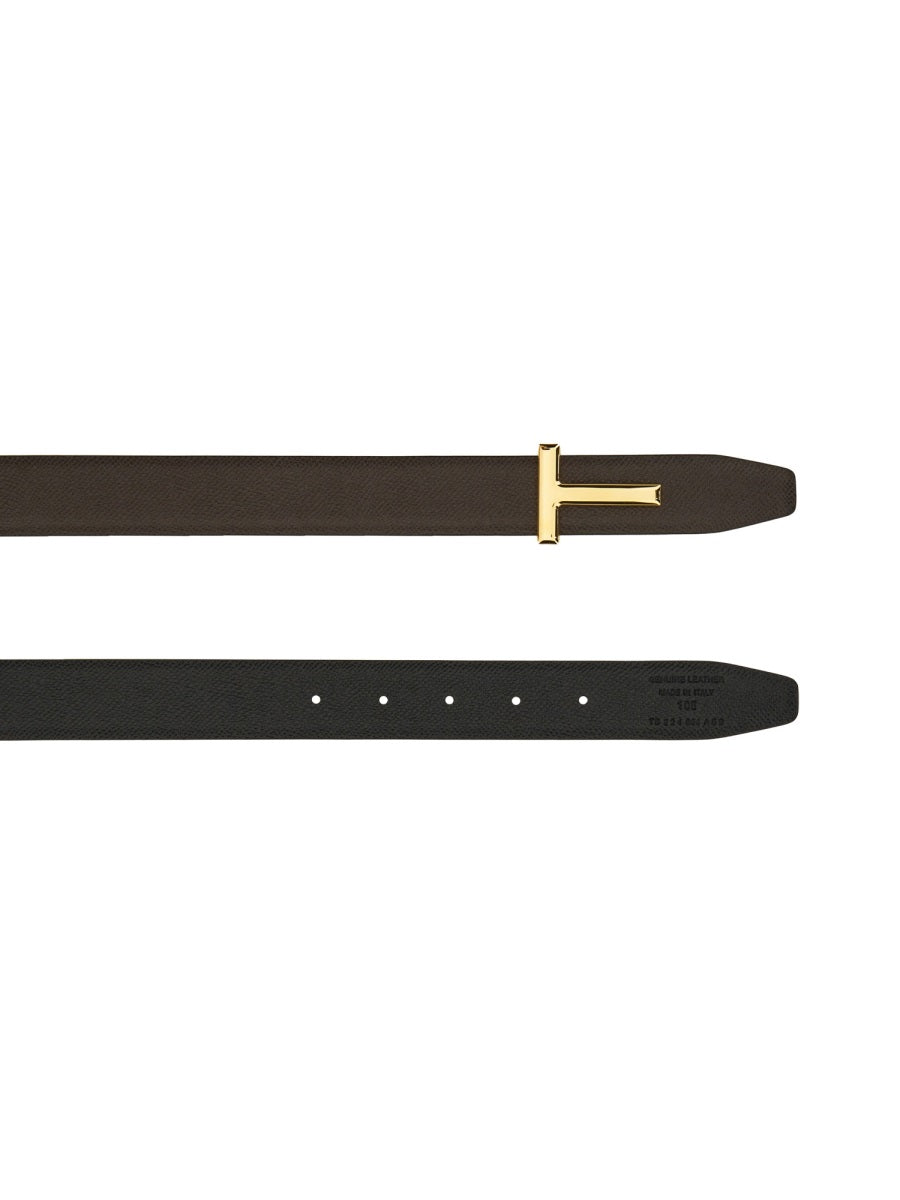 TOM FORD Reversible T-Line Belt - Men's Accessory